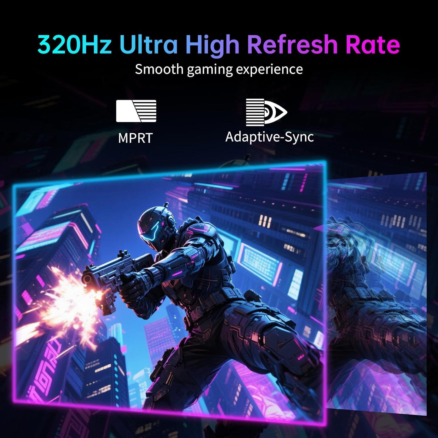 Monitor KTC 27" MiniLED 4K UHD 160Hz Ajustable Blanco M27P6