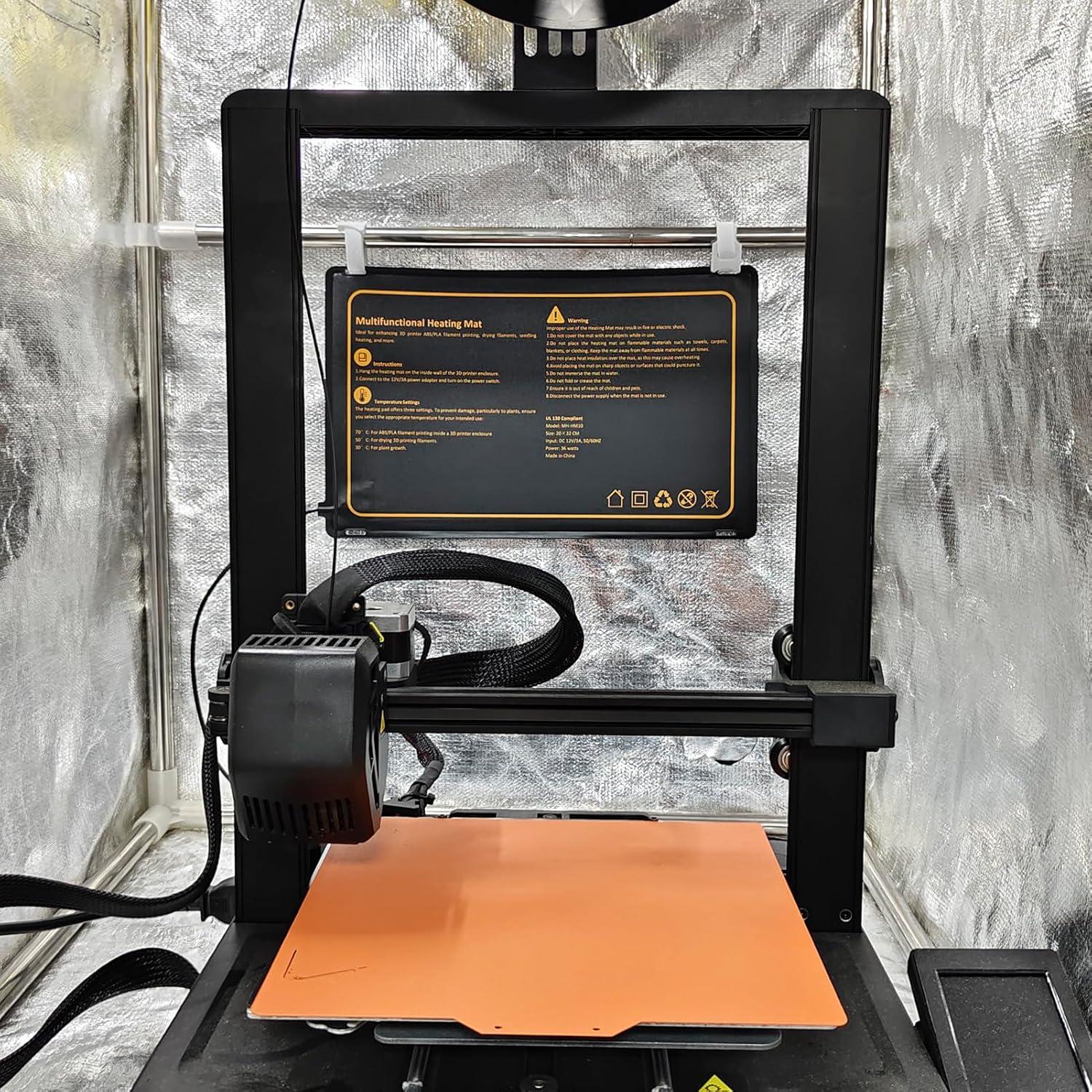 Manta Calefactora DORUNDEA 20x32cm para Impresoras 3D