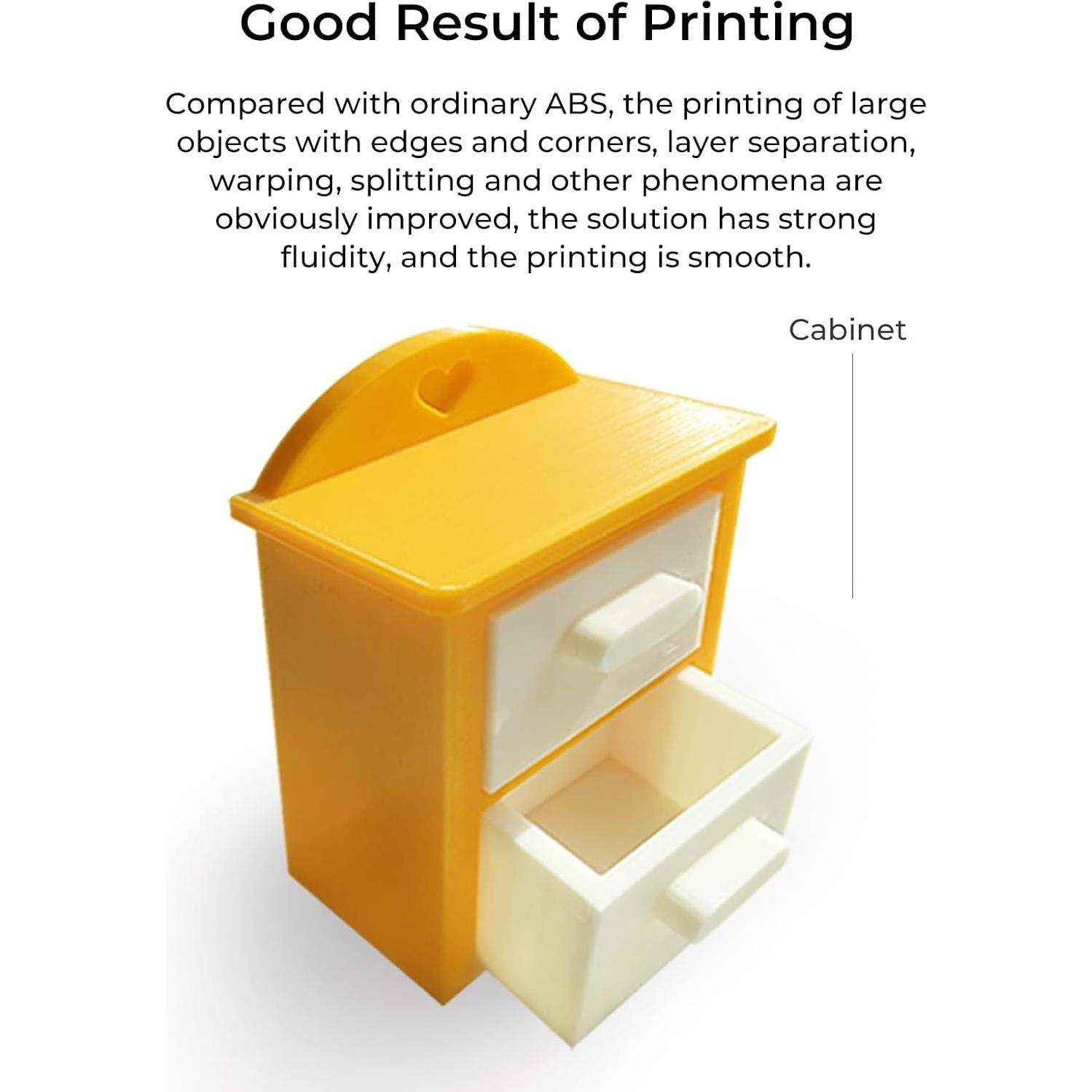 Filamento ABS Creality 1.75mm Negro 1kg para Impresora 3D