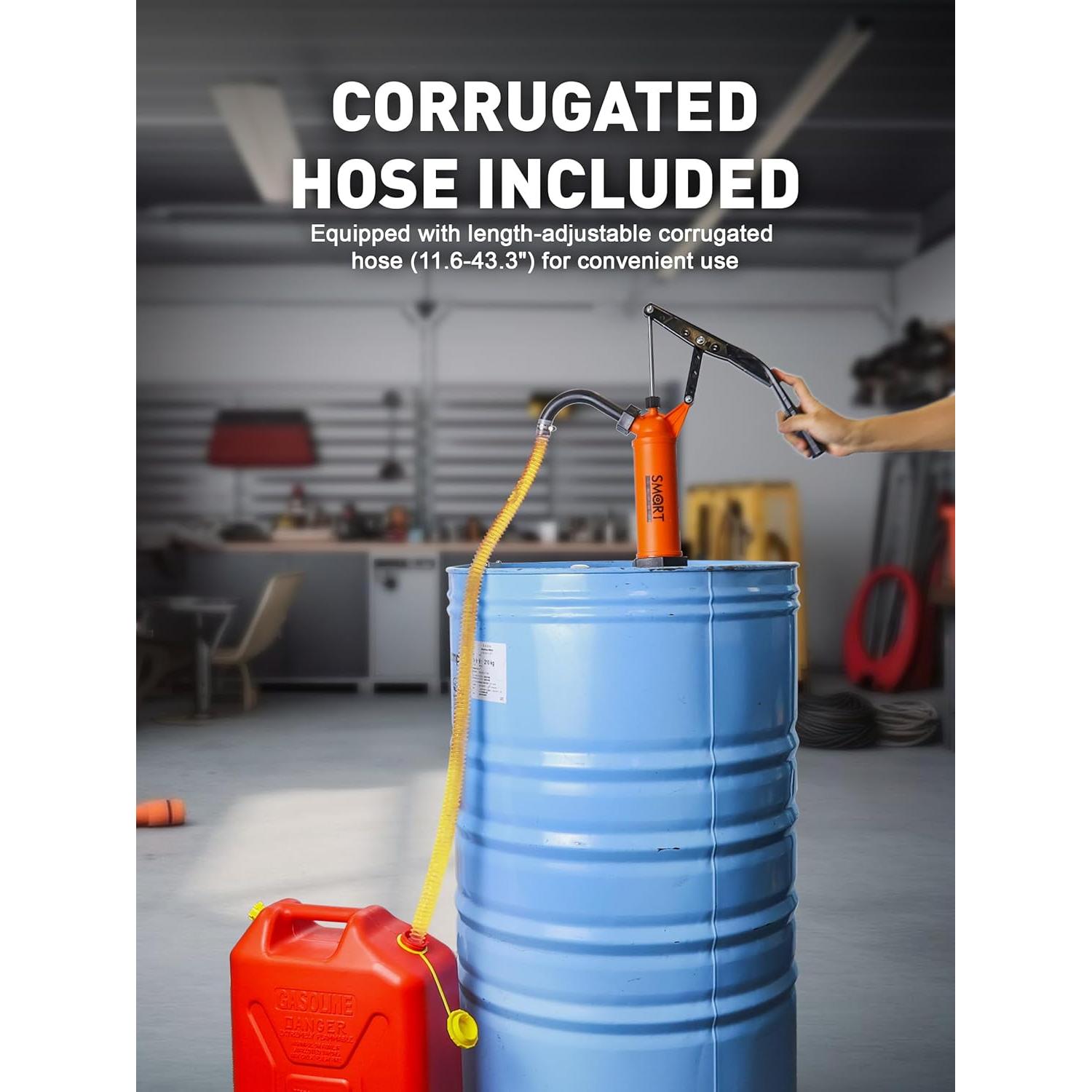 Bomba de Tambor Manual SMART JERRY 55 Galones - Alta Dureza