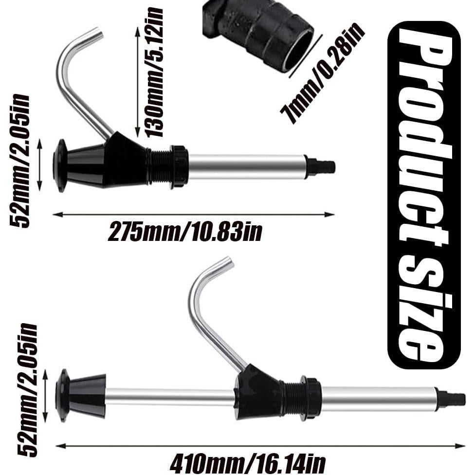 Bomba Manual de Agua QPINGH para Fregadero de Caravana - Aluminio y Plástico