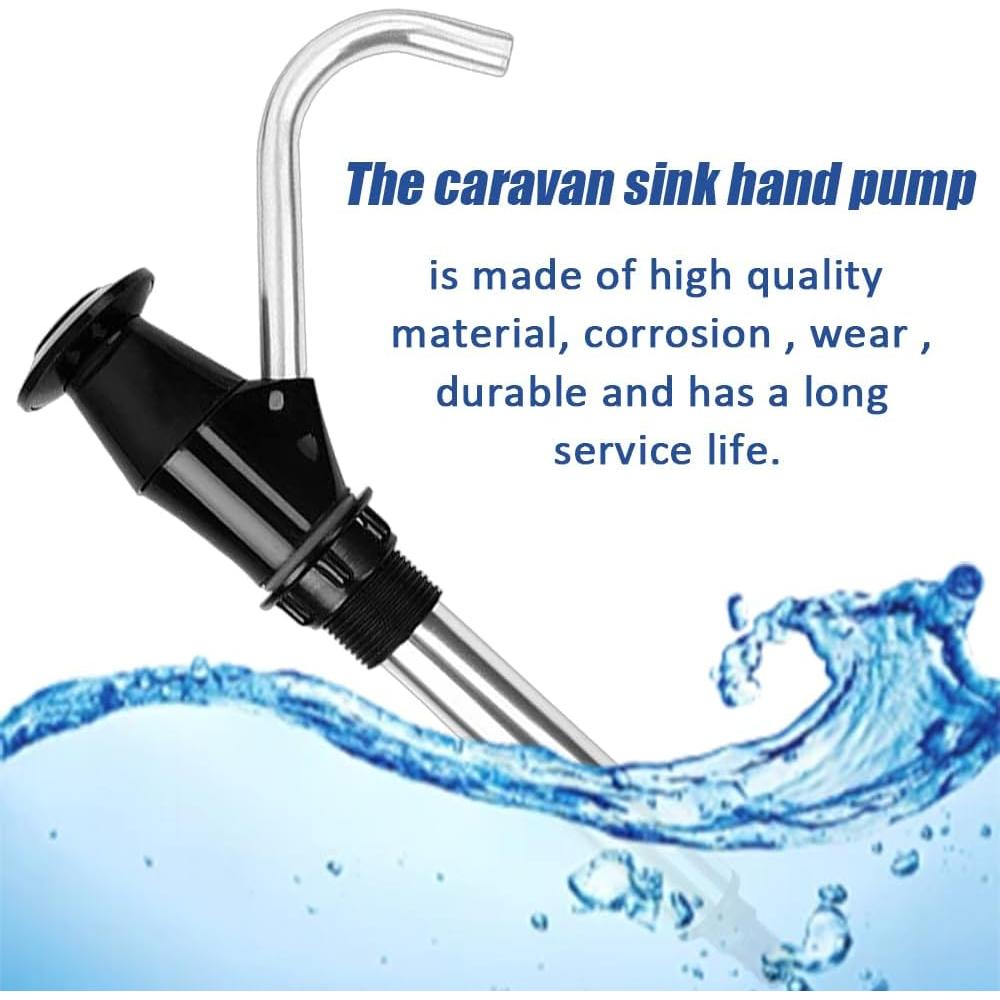 Bomba Manual de Agua QPINGH para Fregadero de Caravana - Aluminio y Plástico
