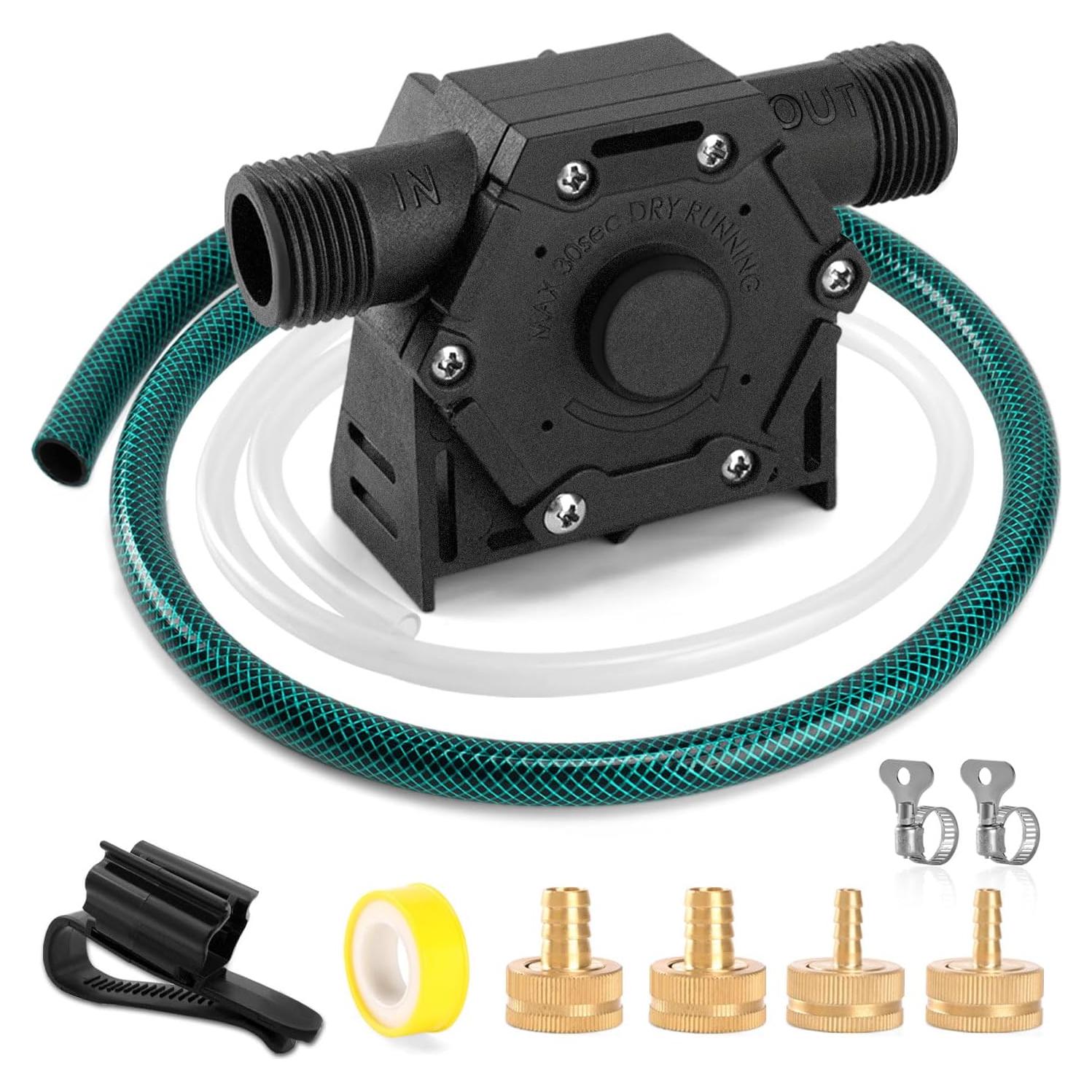 Bomba de Taladro FIDISP 750 GPH con Mangueras y Adaptadores