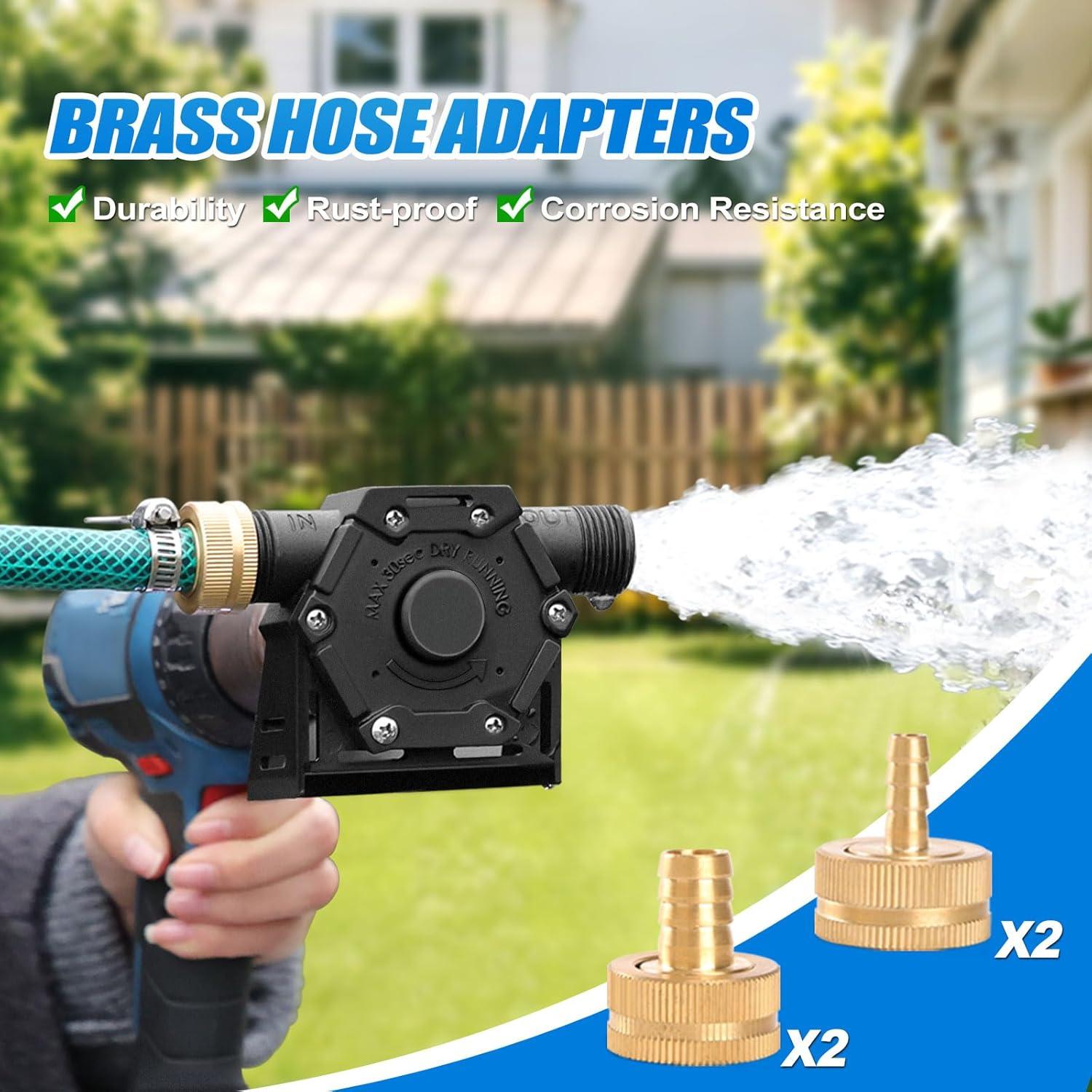 Bomba de Taladro FIDISP 750 GPH con Mangueras y Adaptadores