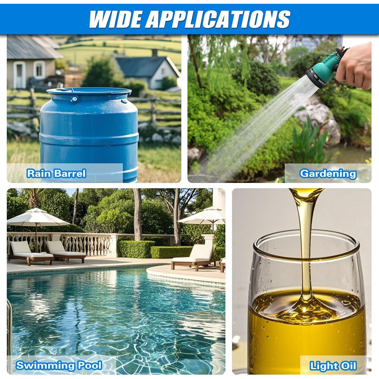 Bomba de Taladro FIDISP 750 GPH con Mangueras y Adaptadores