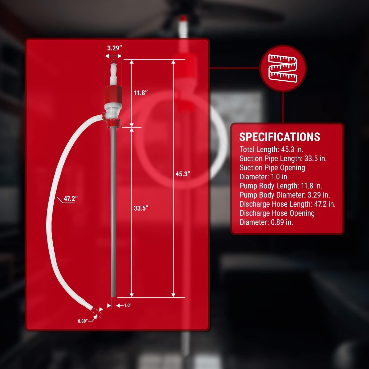 Bomba Manual de Emergencia TERA PUMP para Drum 55 Galones