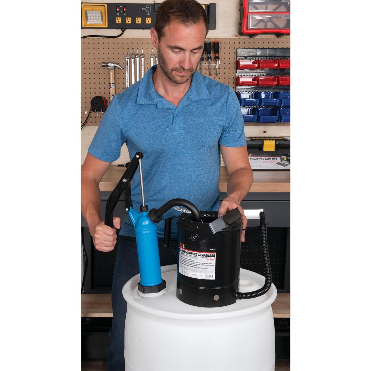 Bomba de tambor Performance Tool W54268 19-208L azul