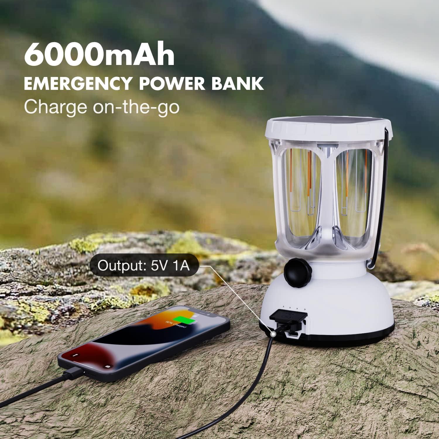 Linterna de Camping y Radio de Emergencia Mesqool 6000mAh
