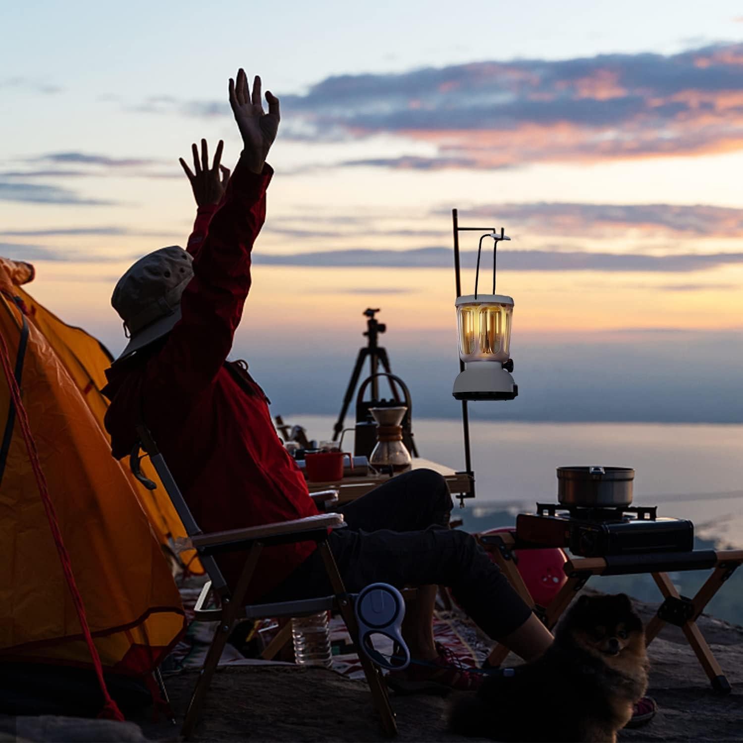 Linterna de Camping y Radio de Emergencia Mesqool 6000mAh