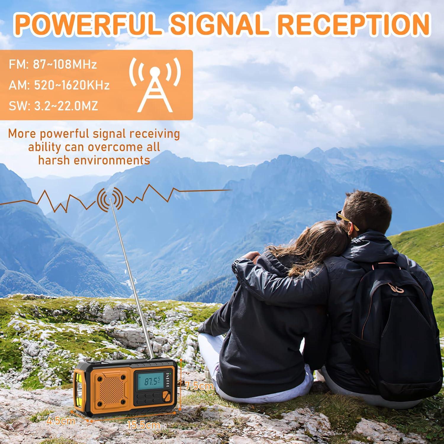 Radio de Emergencia Goodes GES-FM-035 Portátil AM/FM/SW 4000mAh