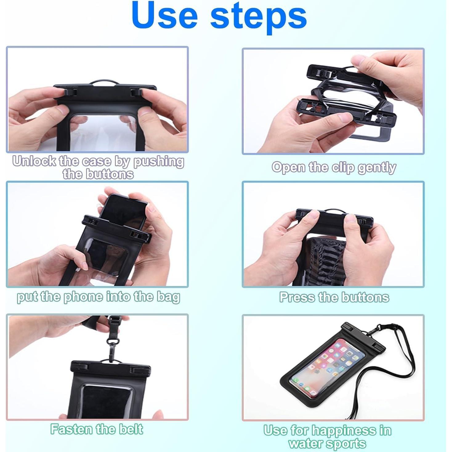 Bolsa Secadora Impermeable IPX8 70 Años Amado para Smartphones