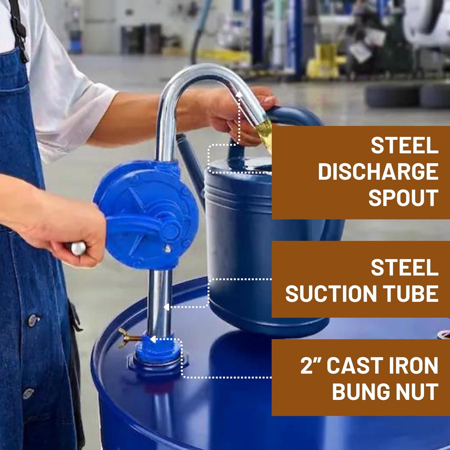 Bomba de Barril Rotativa EXXO 8814 - Hierro Fundido 5.8 kg