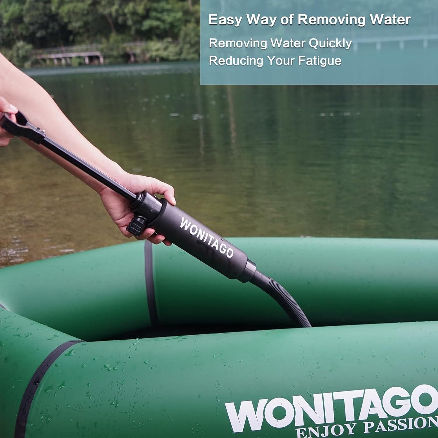 Bomba de Achique Manual LINGVUM 43 cm para Kayak y Barco