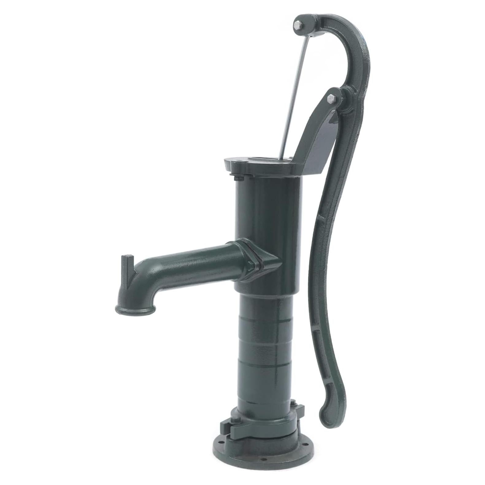 Bomba de Pitcher Manual Lemoeyes de Hierro Fundido Verde 67cm