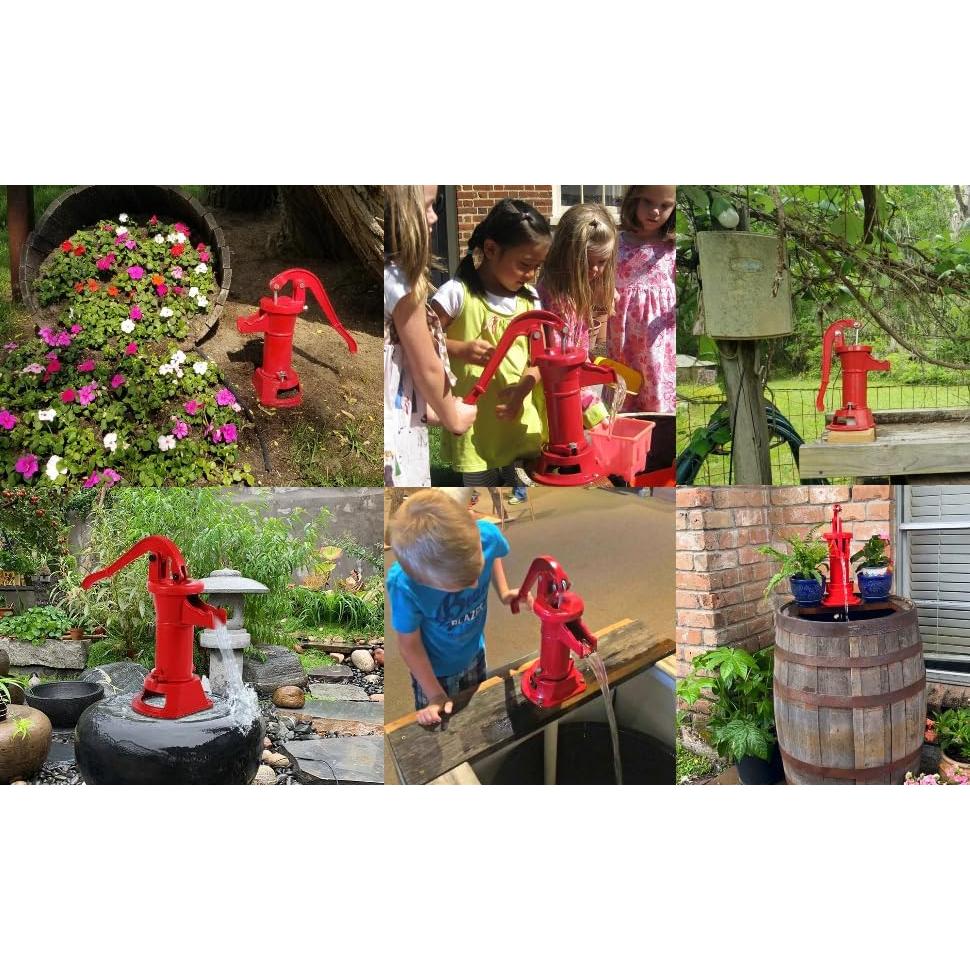 Bomba de Pozo Manual HaTur de Hierro Fundido 7.62m