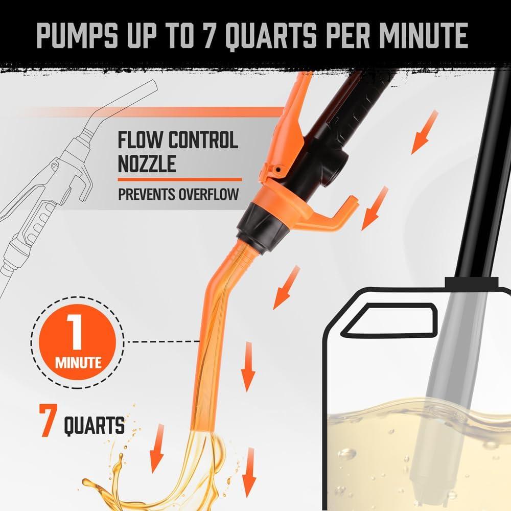 Bomba de Transferencia Eléctrica HORUSDY 2.2 GPM Portátil