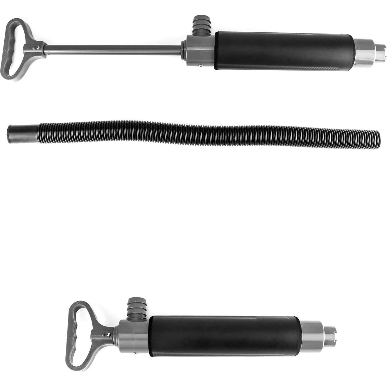 Bomba de Achique Manual QWORK 62 cm con Manguera Reversible