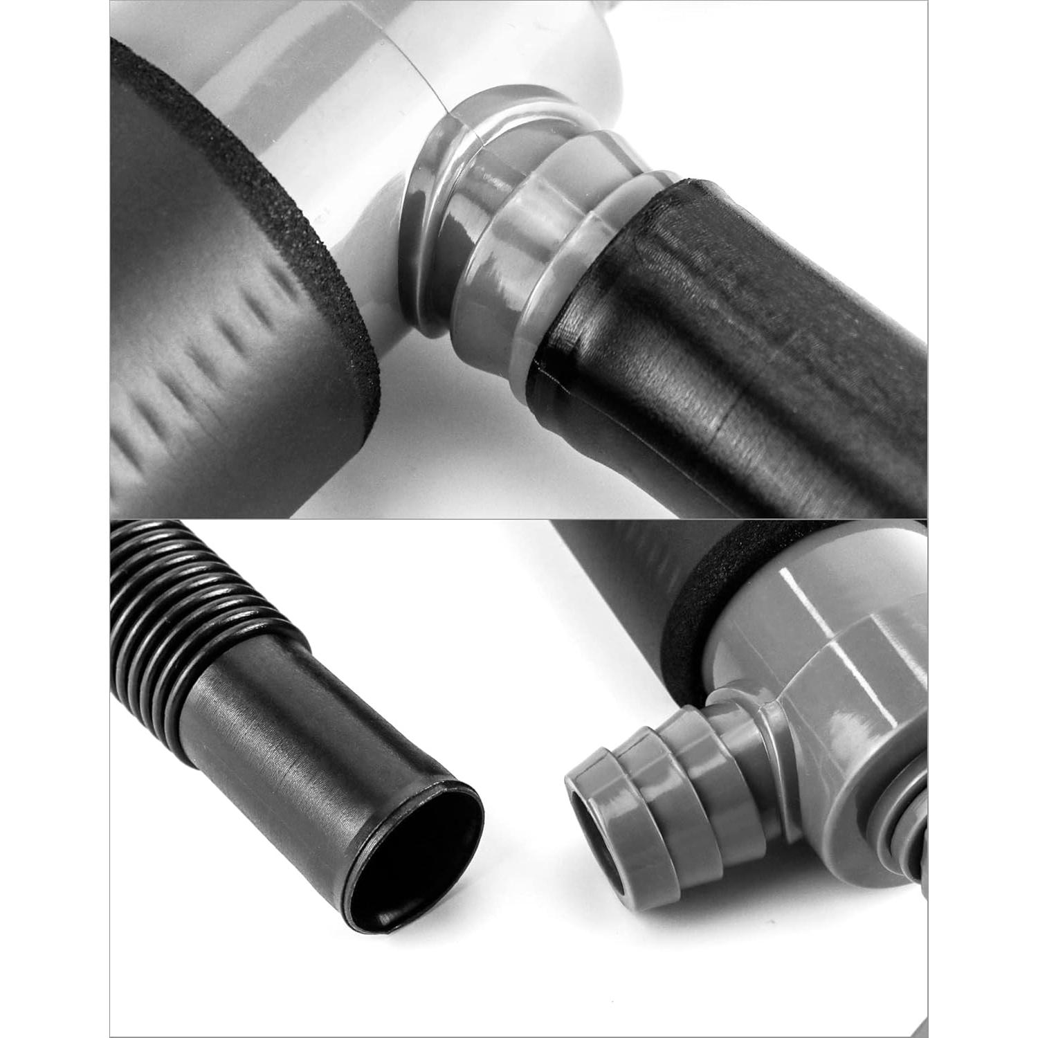 Bomba de Achique Manual QWORK 62 cm con Manguera Reversible