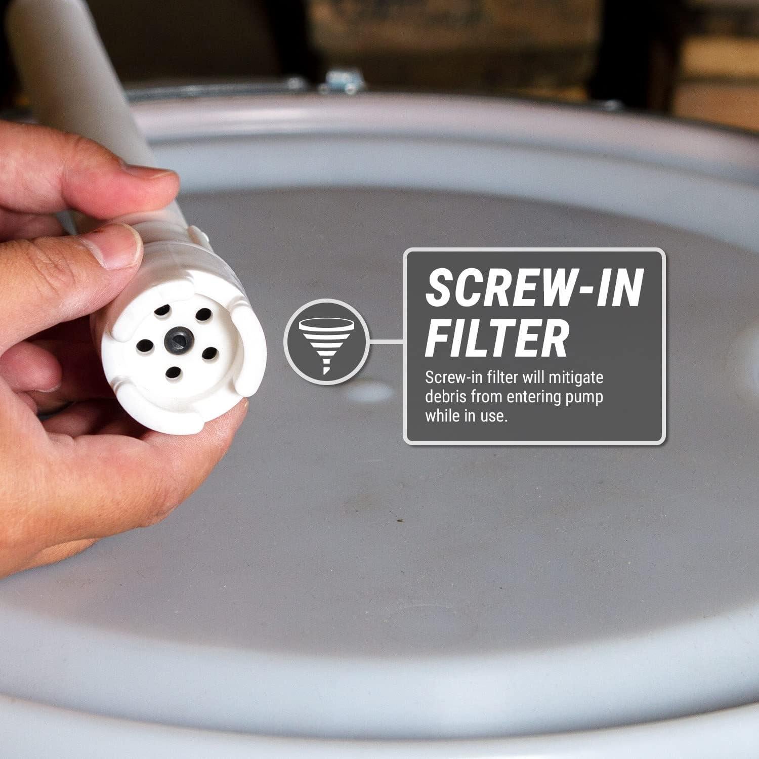 Bomba Química Manual TERA PUMP 10 GPM para Barriles 15-55 Gal