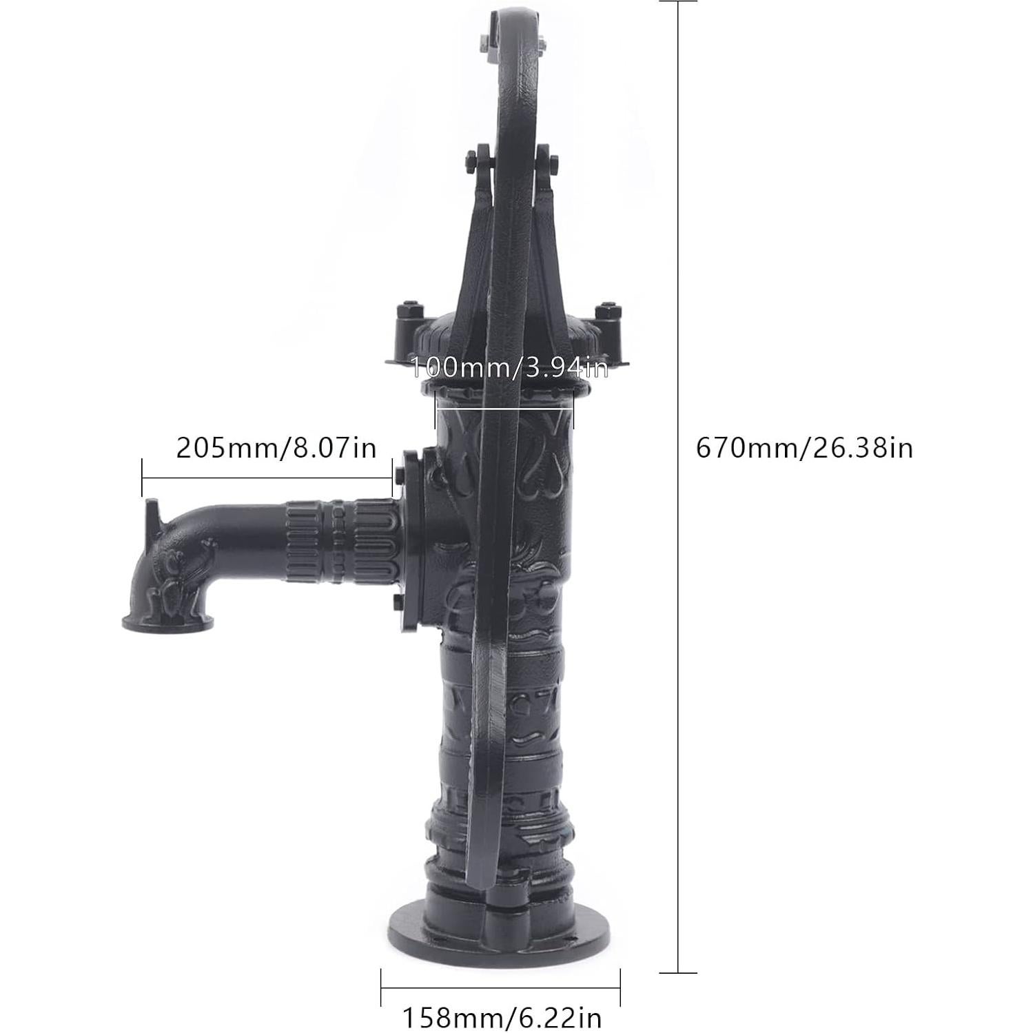 Bomba de Agua Manual XUFOPLY de Hierro Fundido 6m