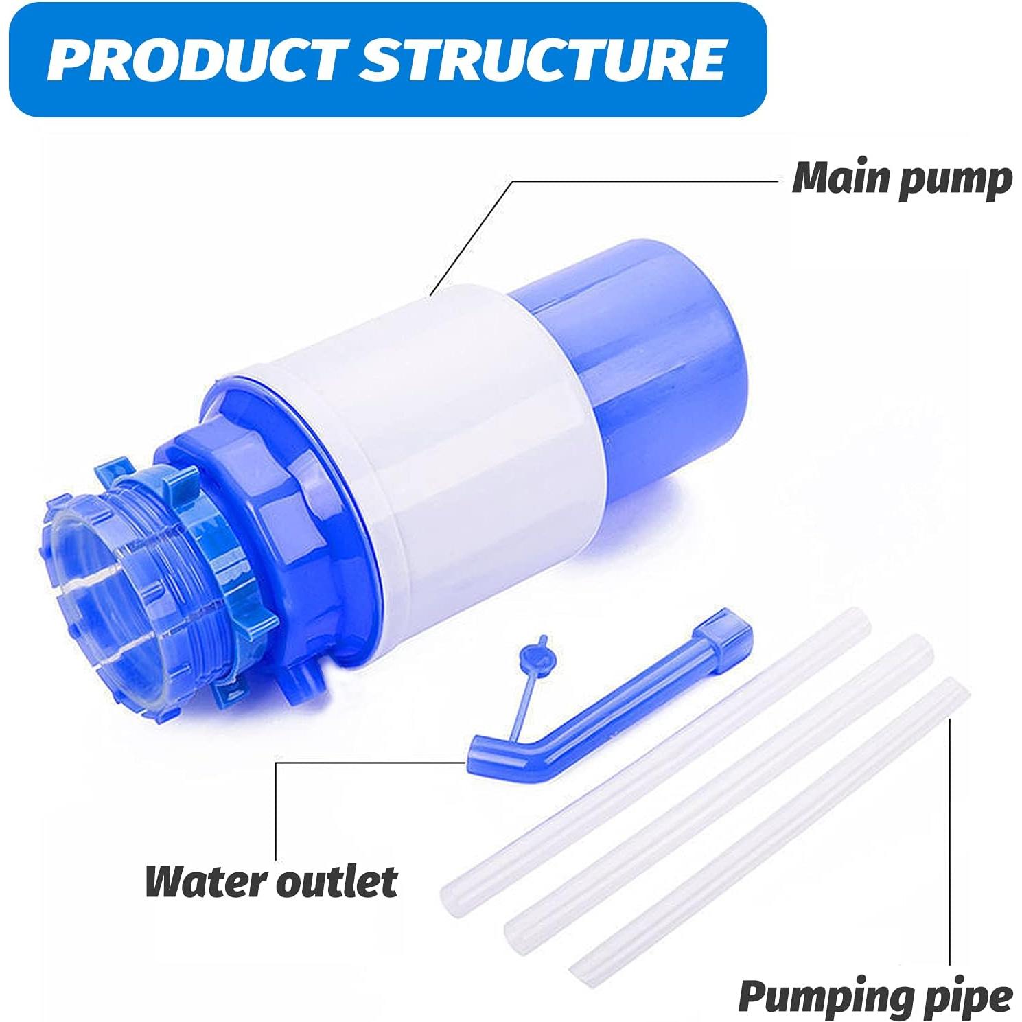 Bomba de Agua Manual DWSFADA para Botella de 19L Azul y Blanco