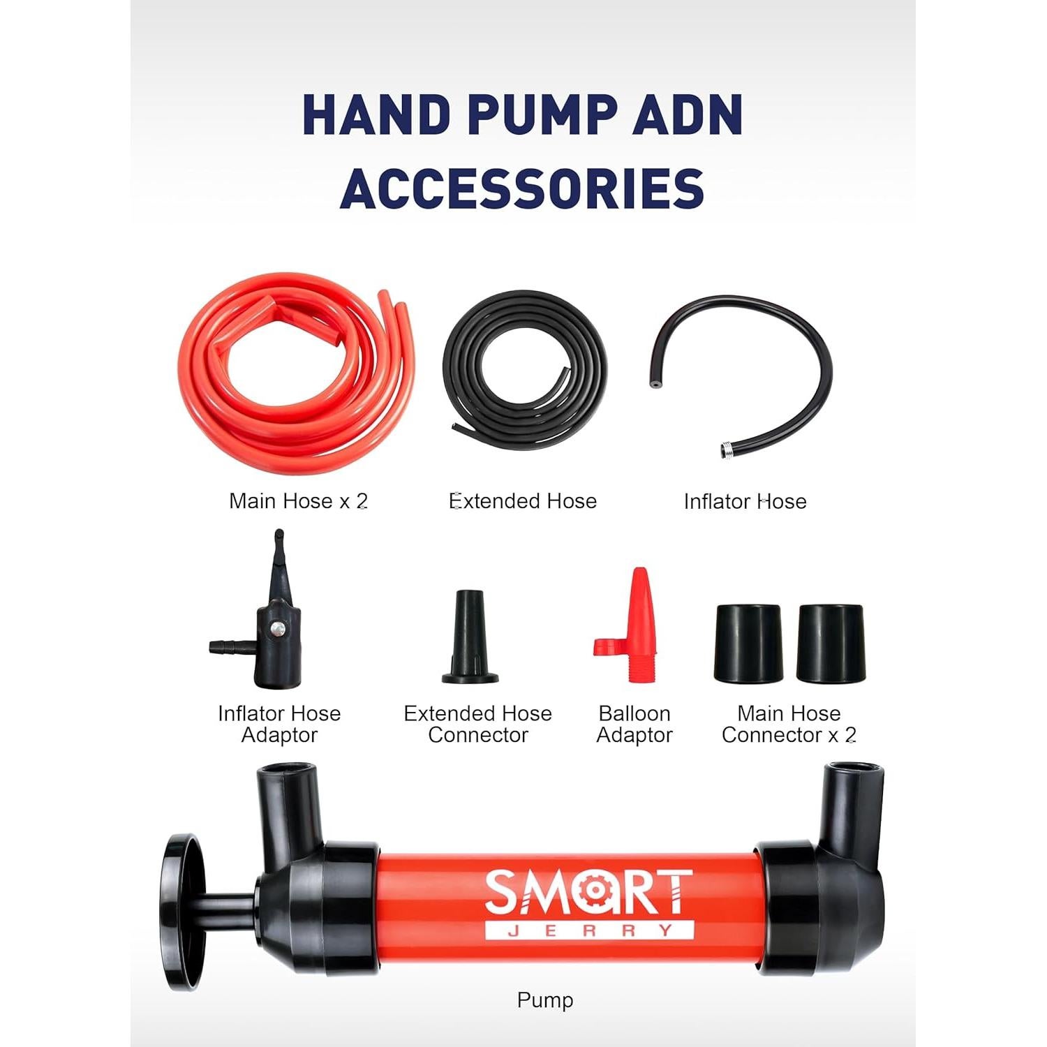 Bomba de Sifón Manual SMART JERRY para Aceite y Combustible