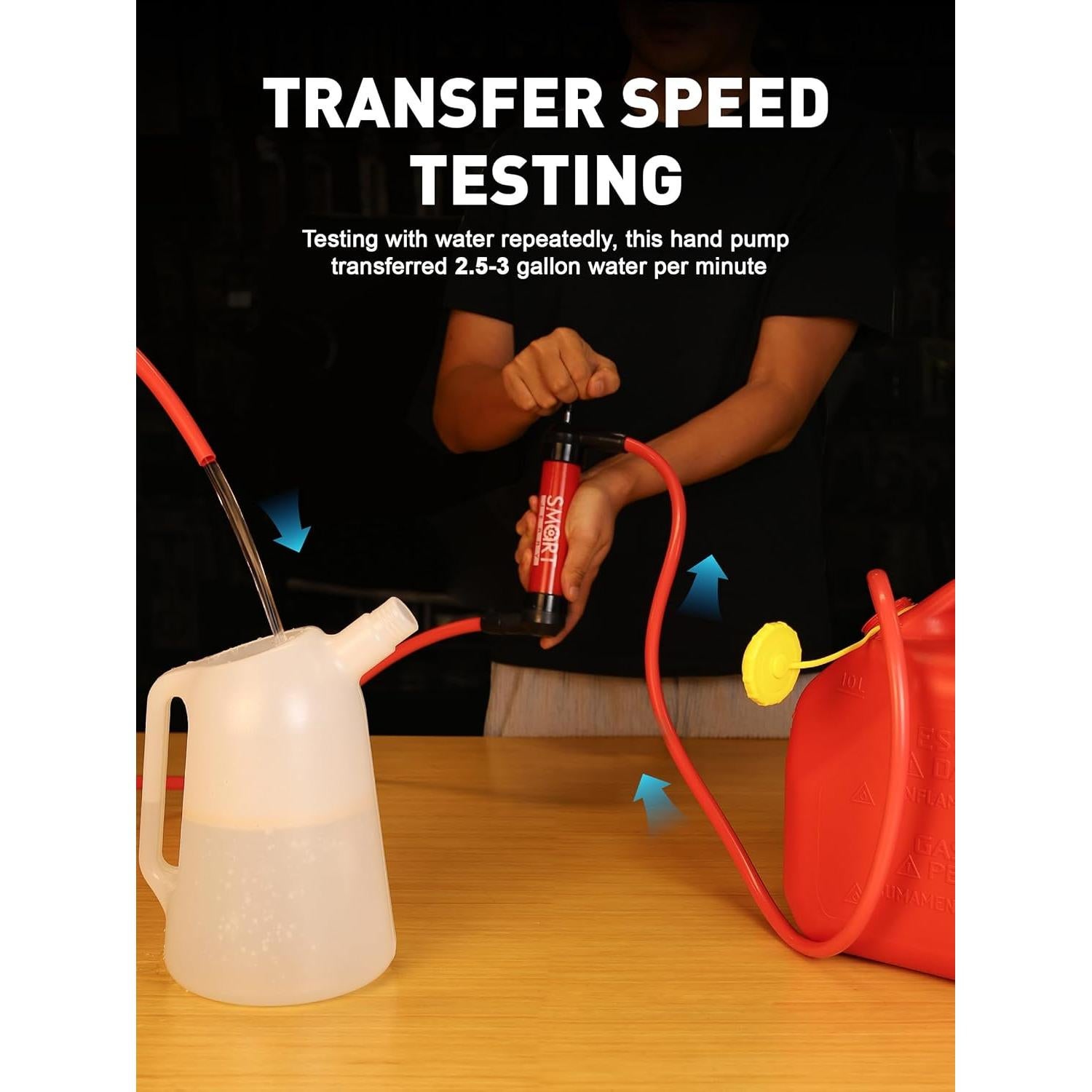 Bomba de Sifón Manual SMART JERRY para Aceite y Combustible