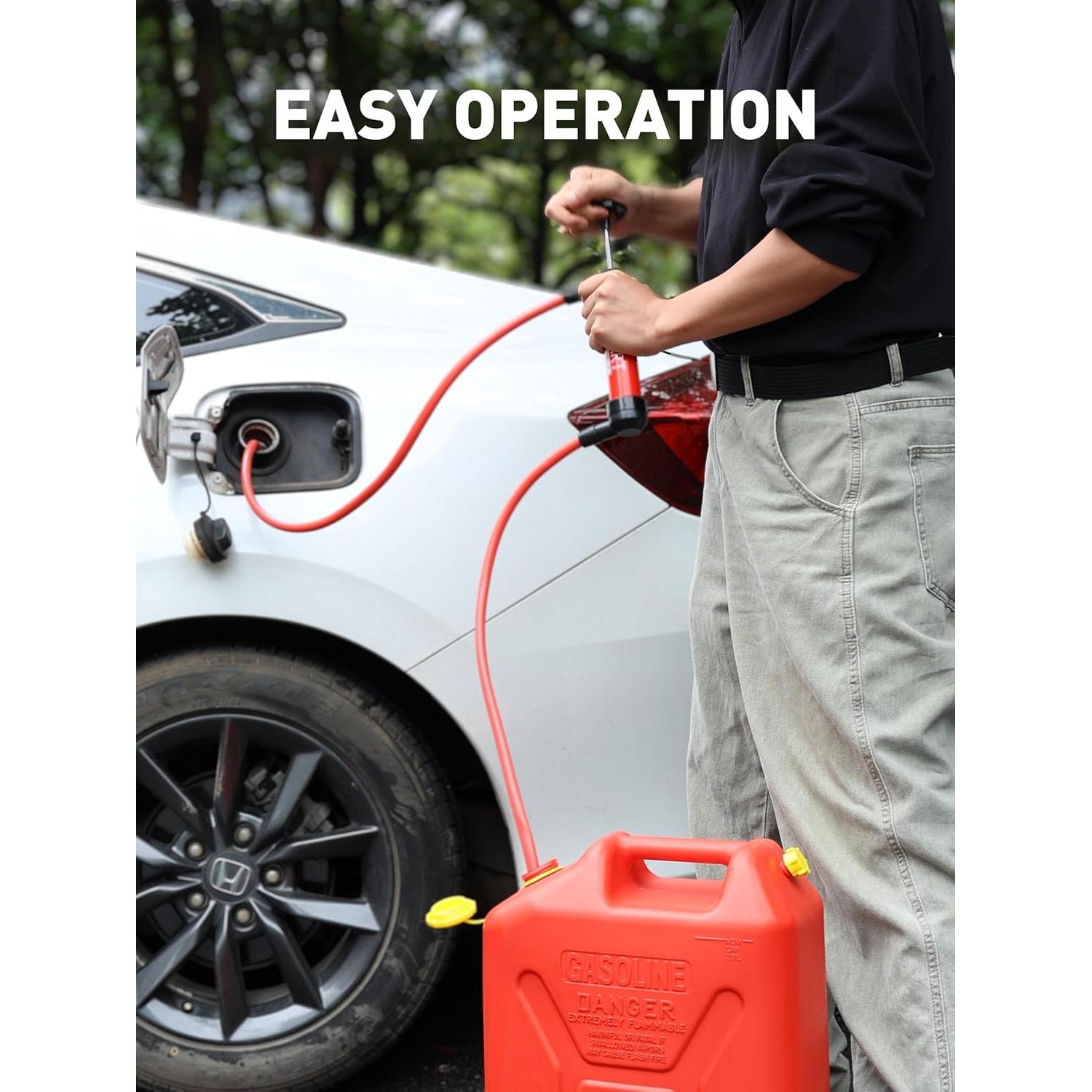 Bomba de Sifón Manual SMART JERRY para Aceite y Combustible