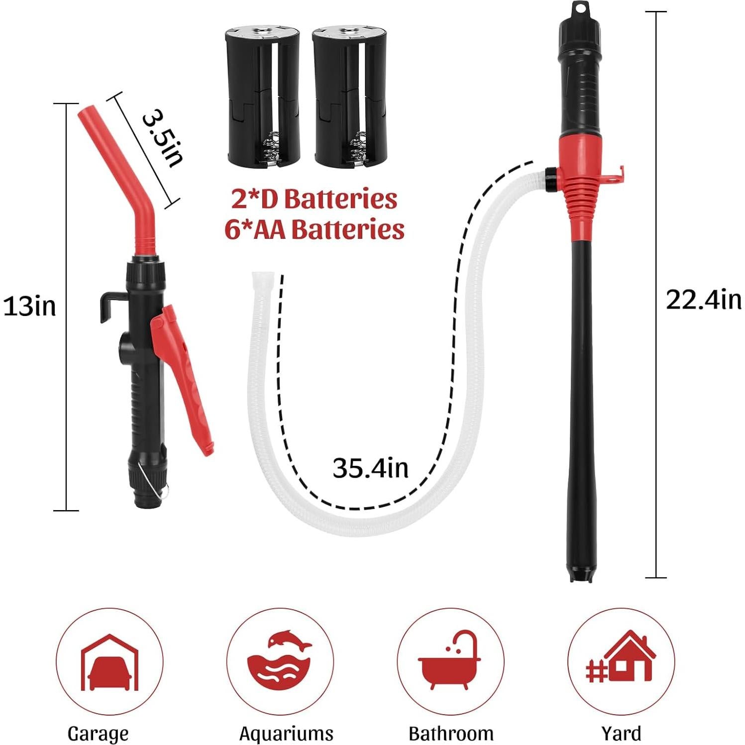Bomba de Batería Portátil Ufandia 8 L/min para Líquidos