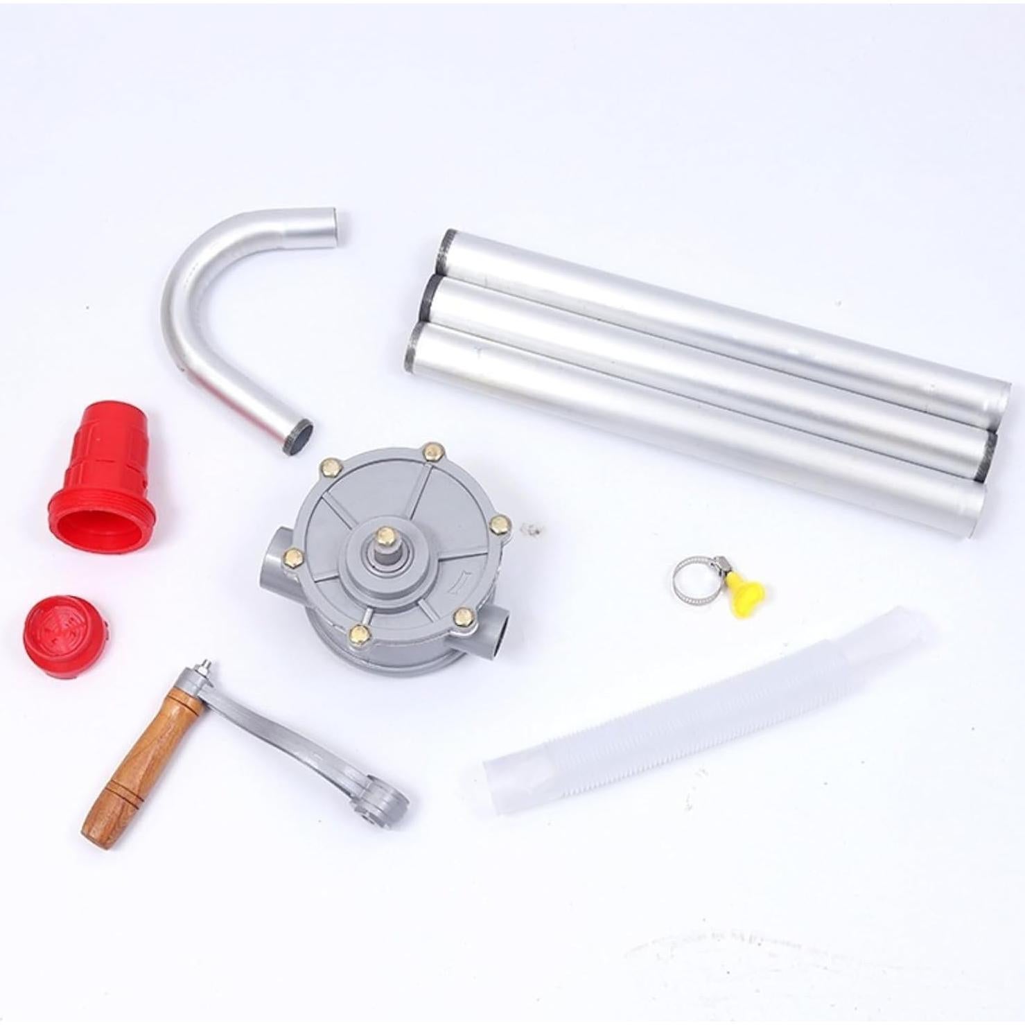 Bomba de tambor manual Rcool 55 galones aluminio para líquidos