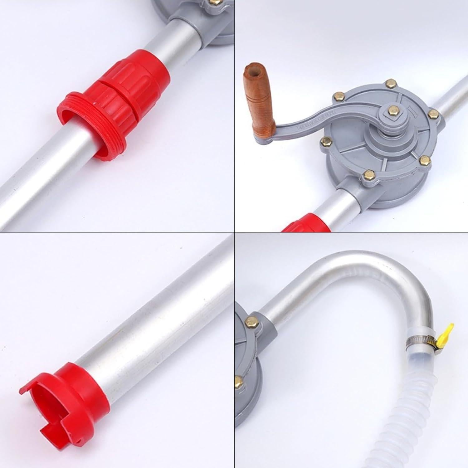 Bomba de tambor manual Rcool 55 galones aluminio para líquidos