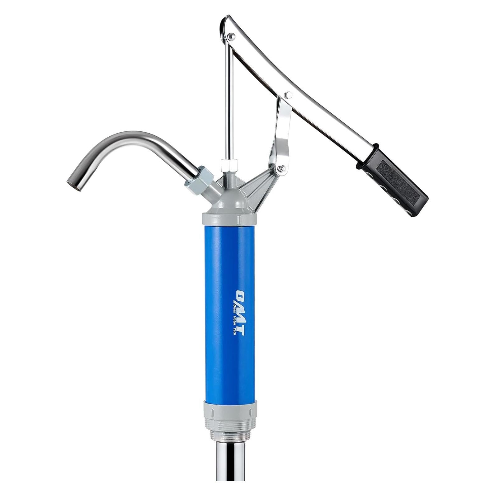 Orion Motor Tech Lever Action Barrel Pump, Heavy Duty Barrel Hand Pump with Telescoping Suction Tube Fits 15 to 55 Gallon Drums Transferring Heating Oil, Motor Oil, Transmission Fluid