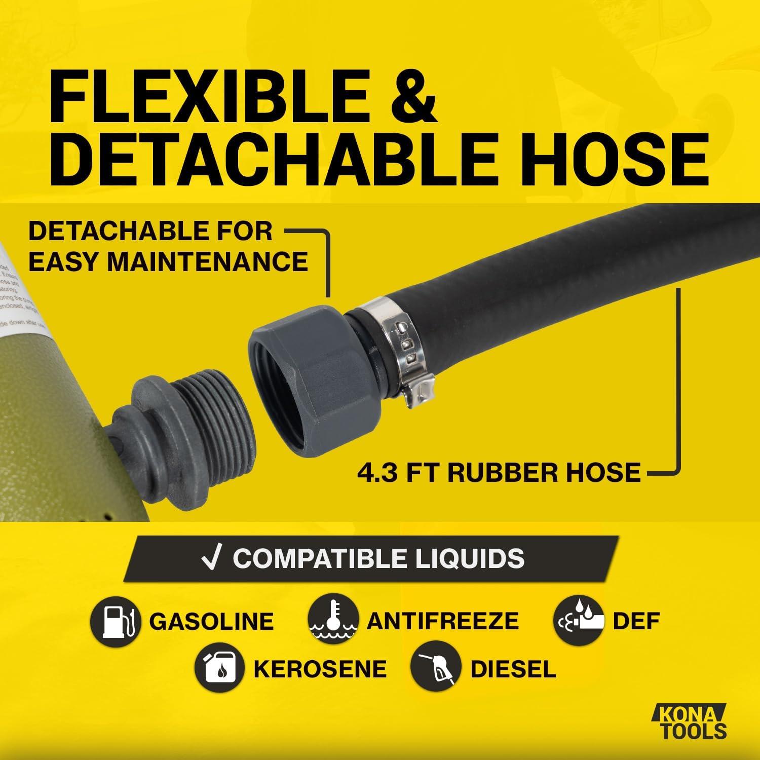 Bomba de Transferencia de Combustible KONA TOOLS KTEP01MRUSB 12 L/min