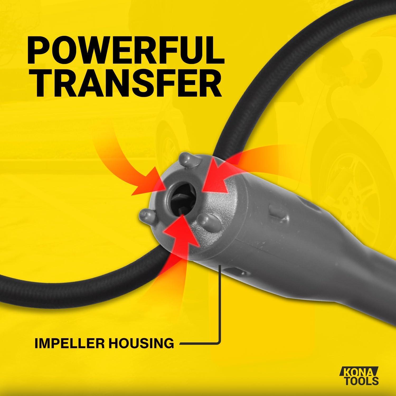 Bomba de Transferencia de Combustible KONA TOOLS KTEP01MRUSB 12 L/min
