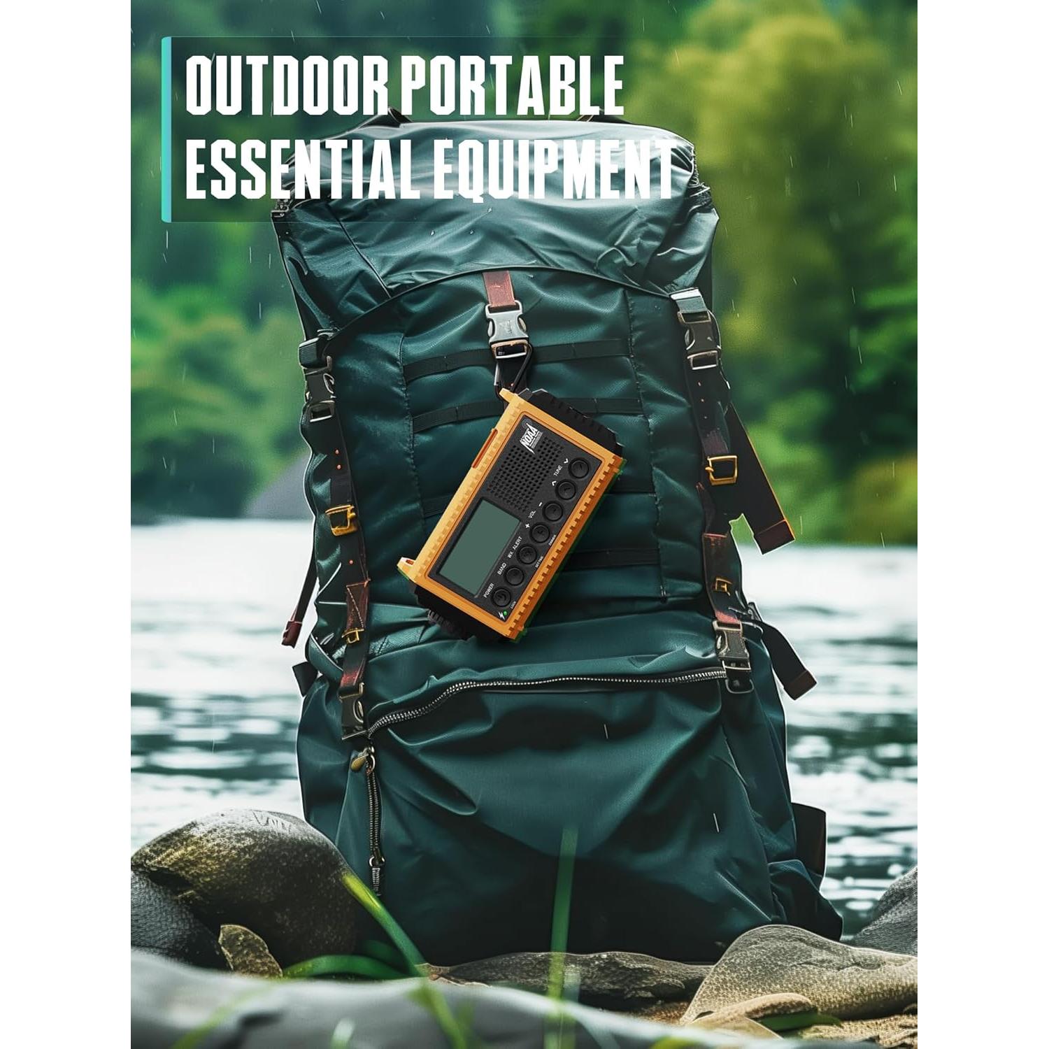 Radio de Emergencia ROCAM CR1009 con Pantalla LCD y Luz