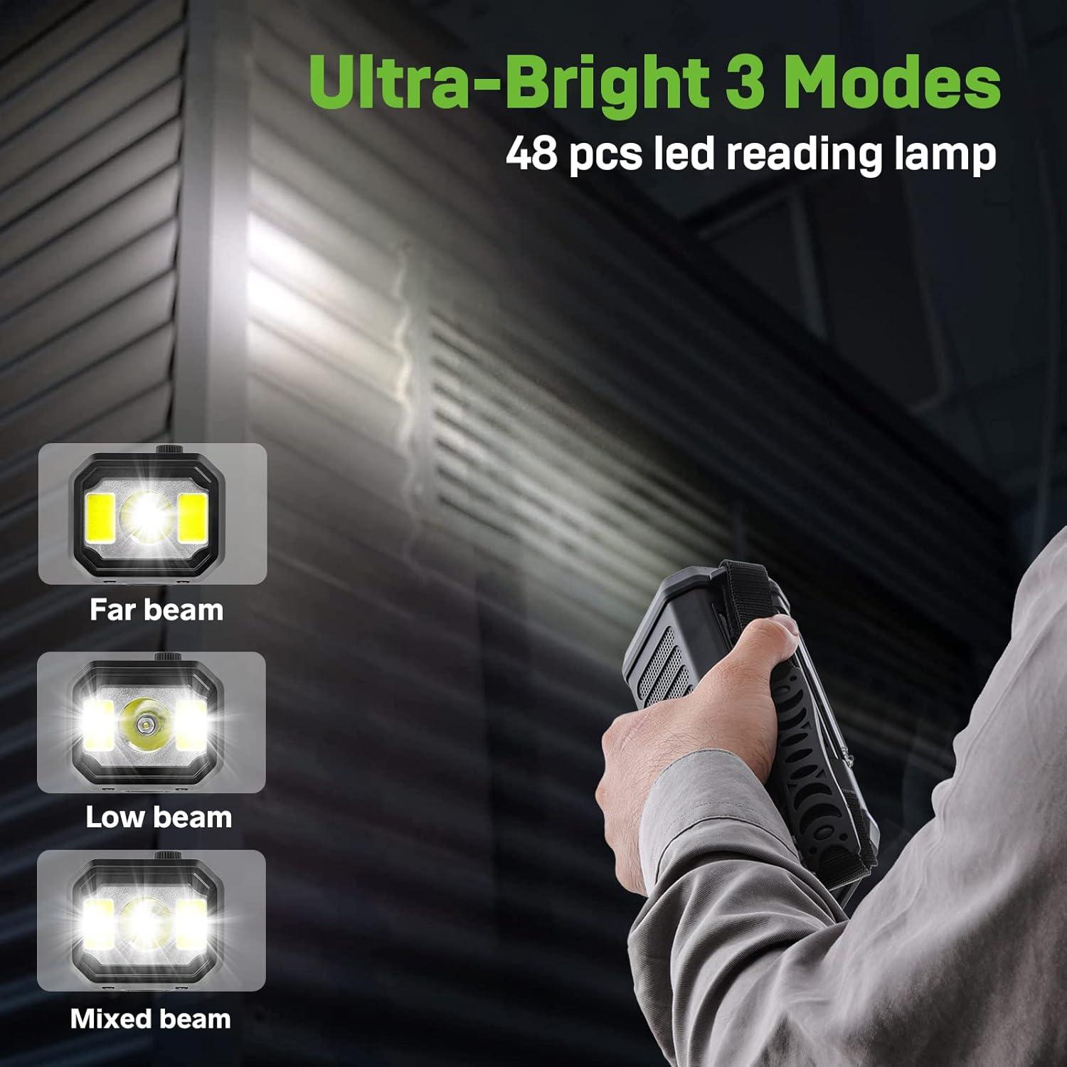 Radio de Emergencia Leaton 10000mAh con Linterna y SOS