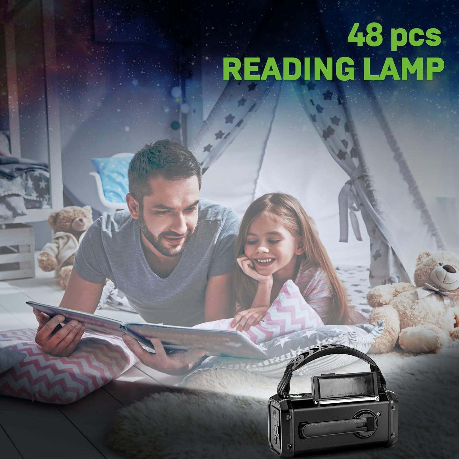 Radio de Emergencia Leaton 10000mAh con Linterna y SOS