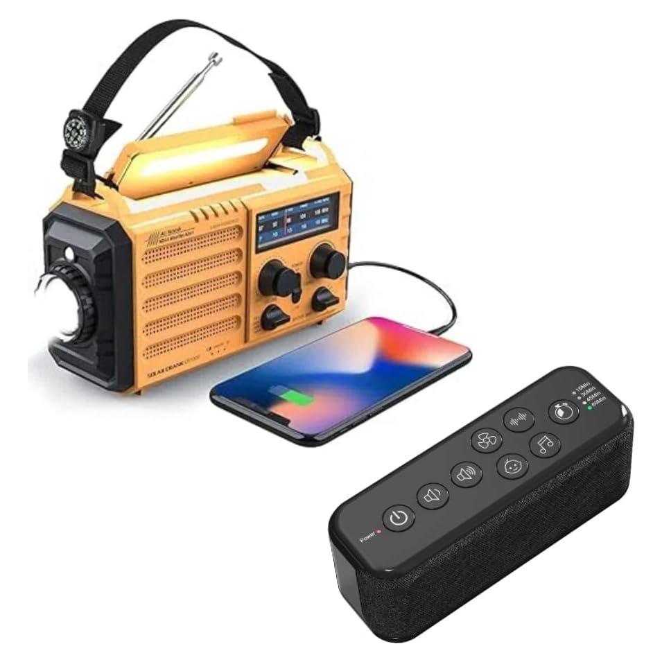 Radio Meteorológica Raynic con Manivela y Solar 5000mAh