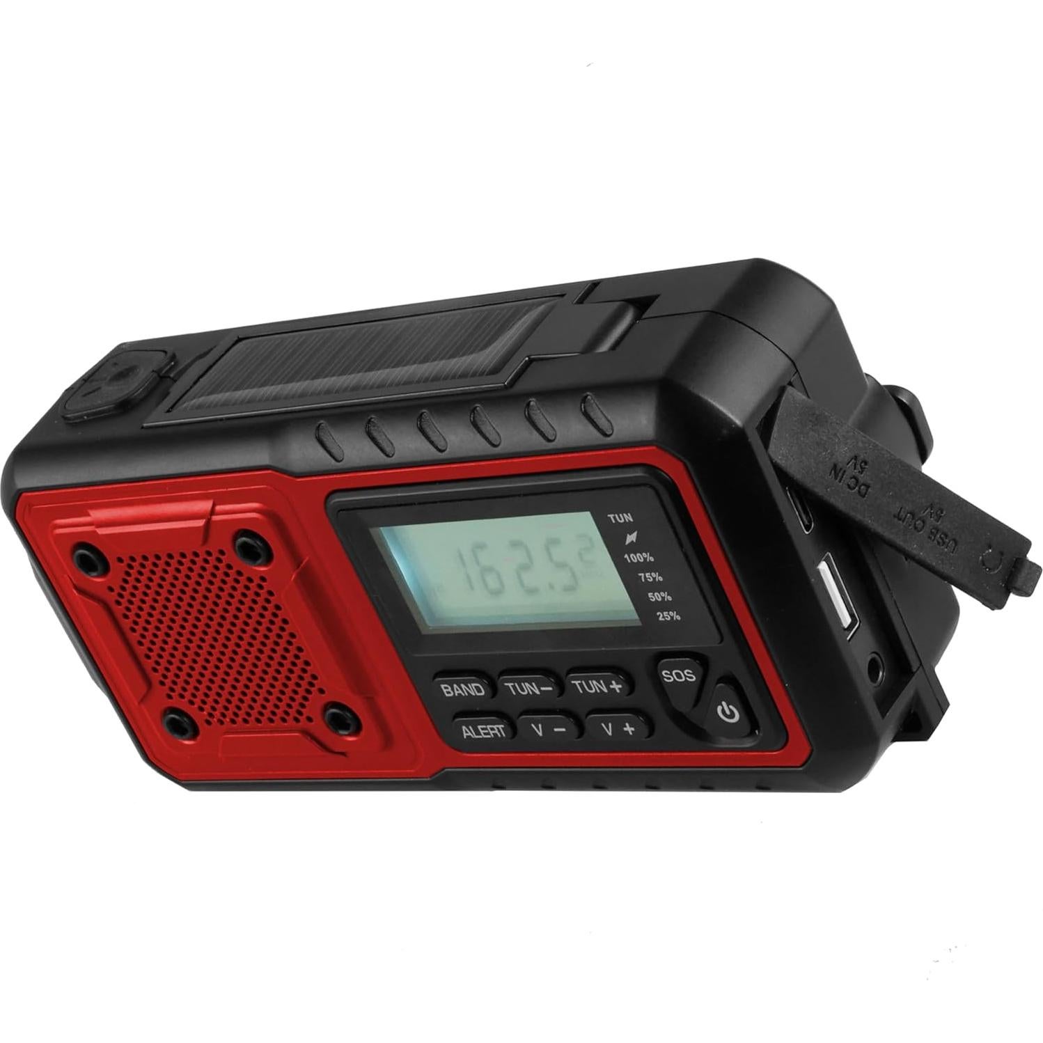 Radio de Emergencia Supersonic SC-1078ERN con Linterna y Alarma SOS
