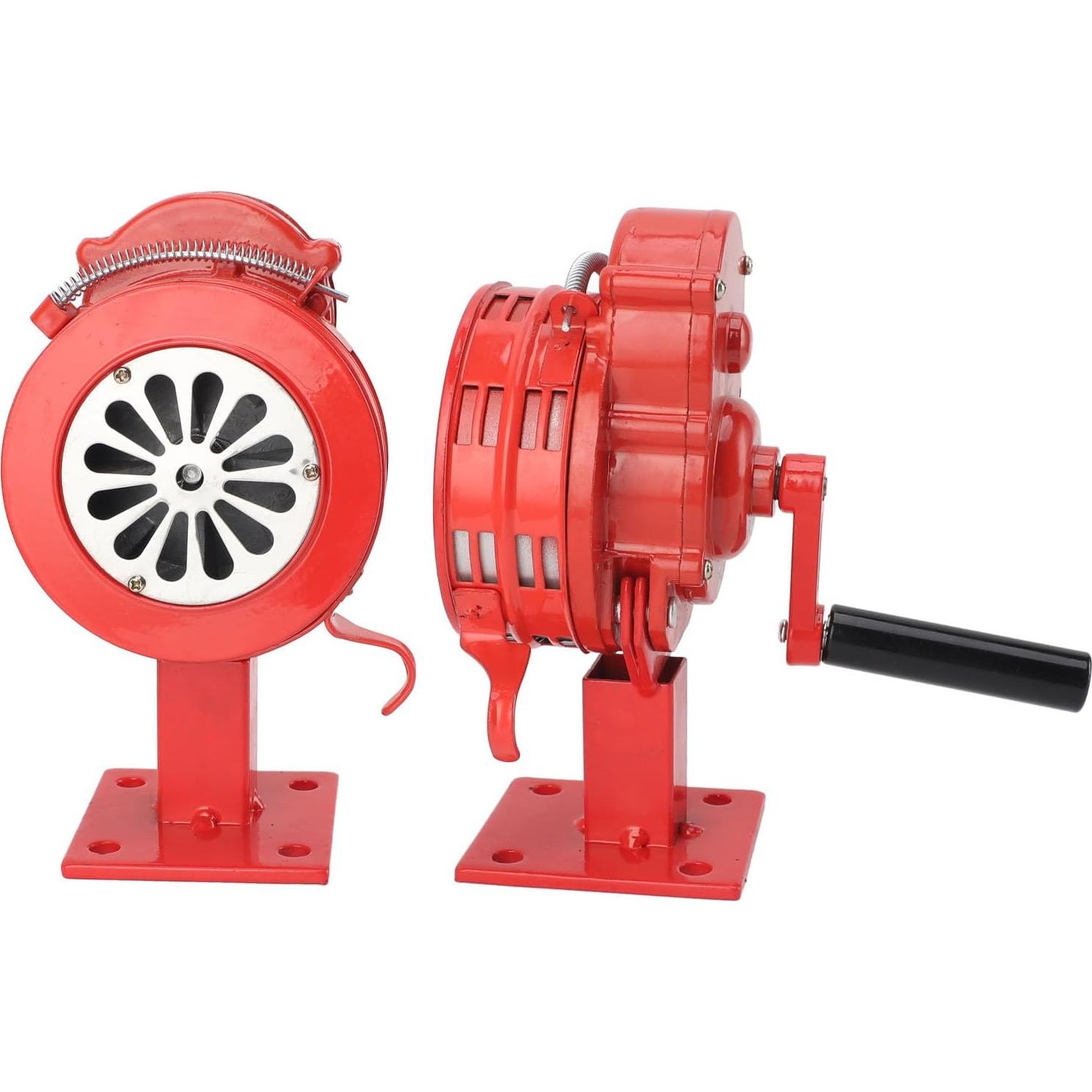 Sirena de Manivela Genérica 110dB Alarma Compacta de Emergencia