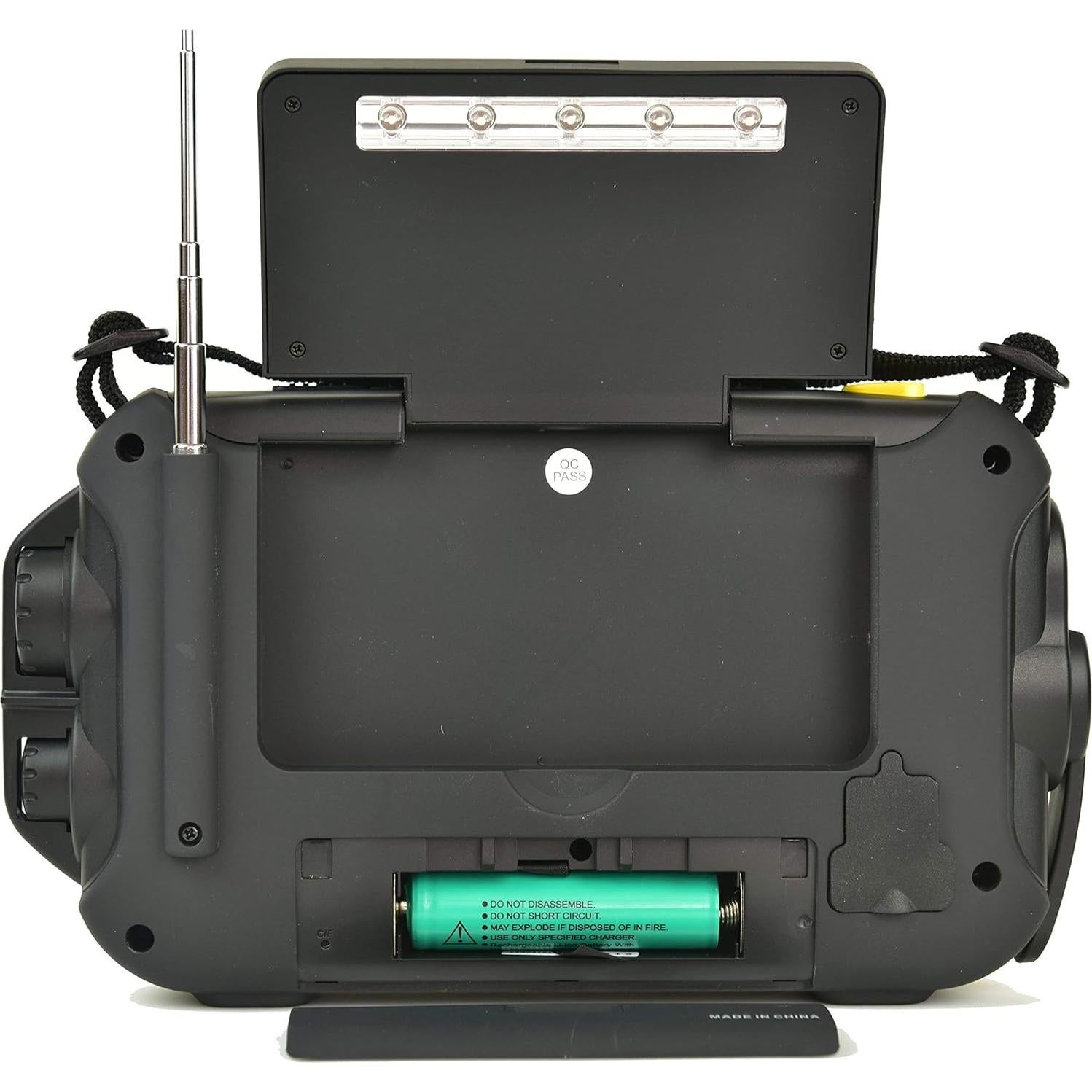 Radio de Emergencia Kaito KA600L AM/FM/SW NOAA Solar Manivela