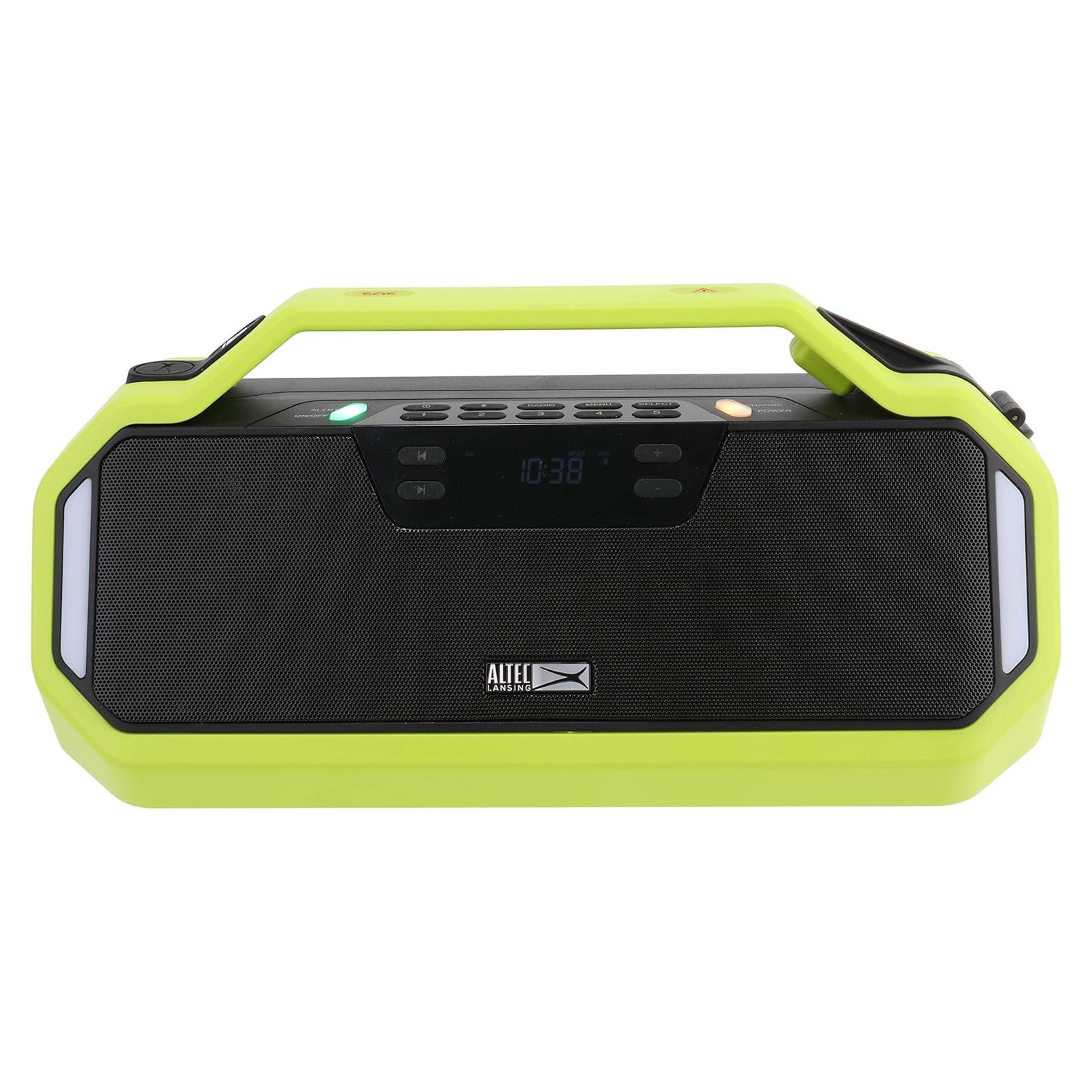 Radio de Emergencia Altec Lansing StormChaser con Bluetooth y Linterna