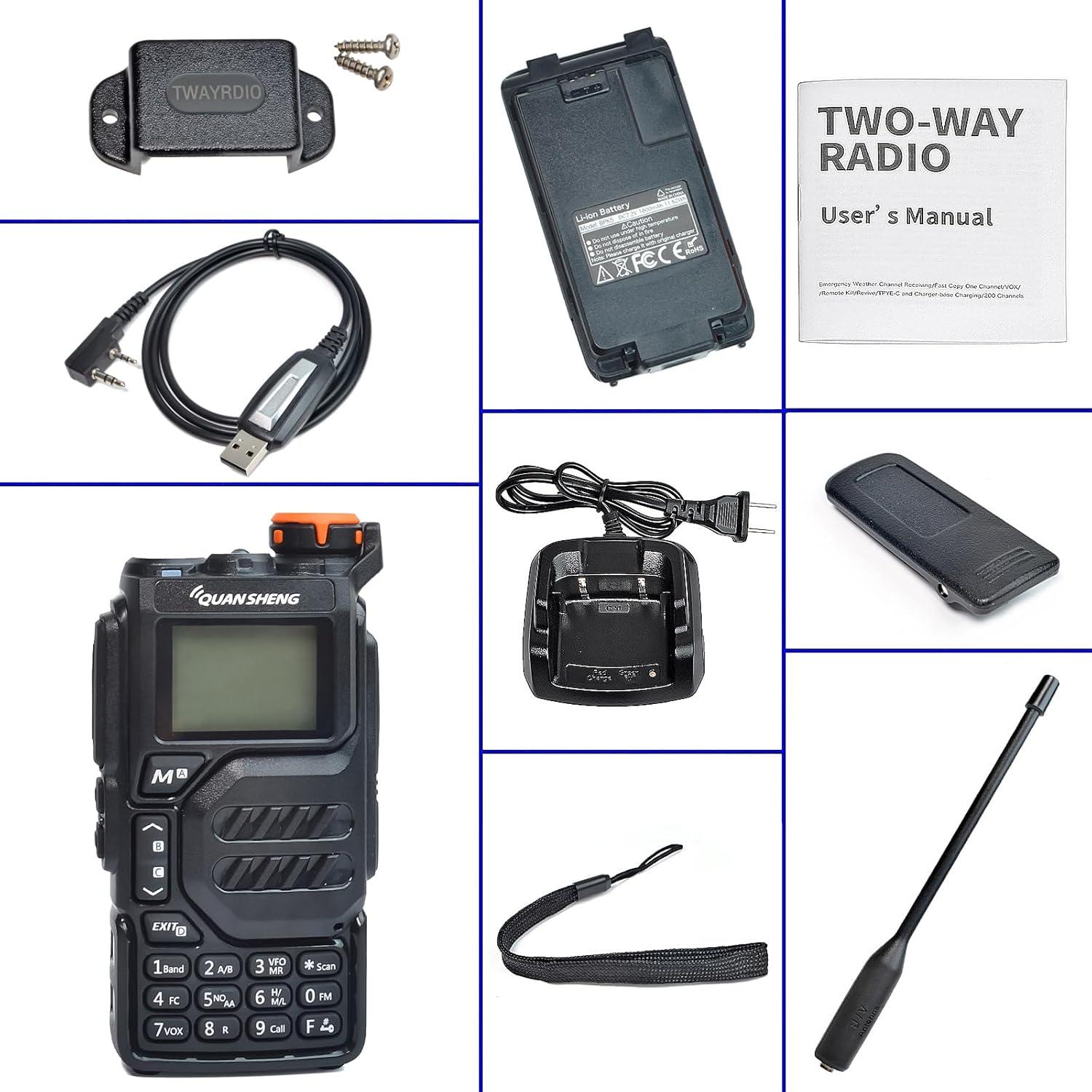 Receptor Meteorológico de Emergencia Quansheng UV-K5 5W VHF UHF