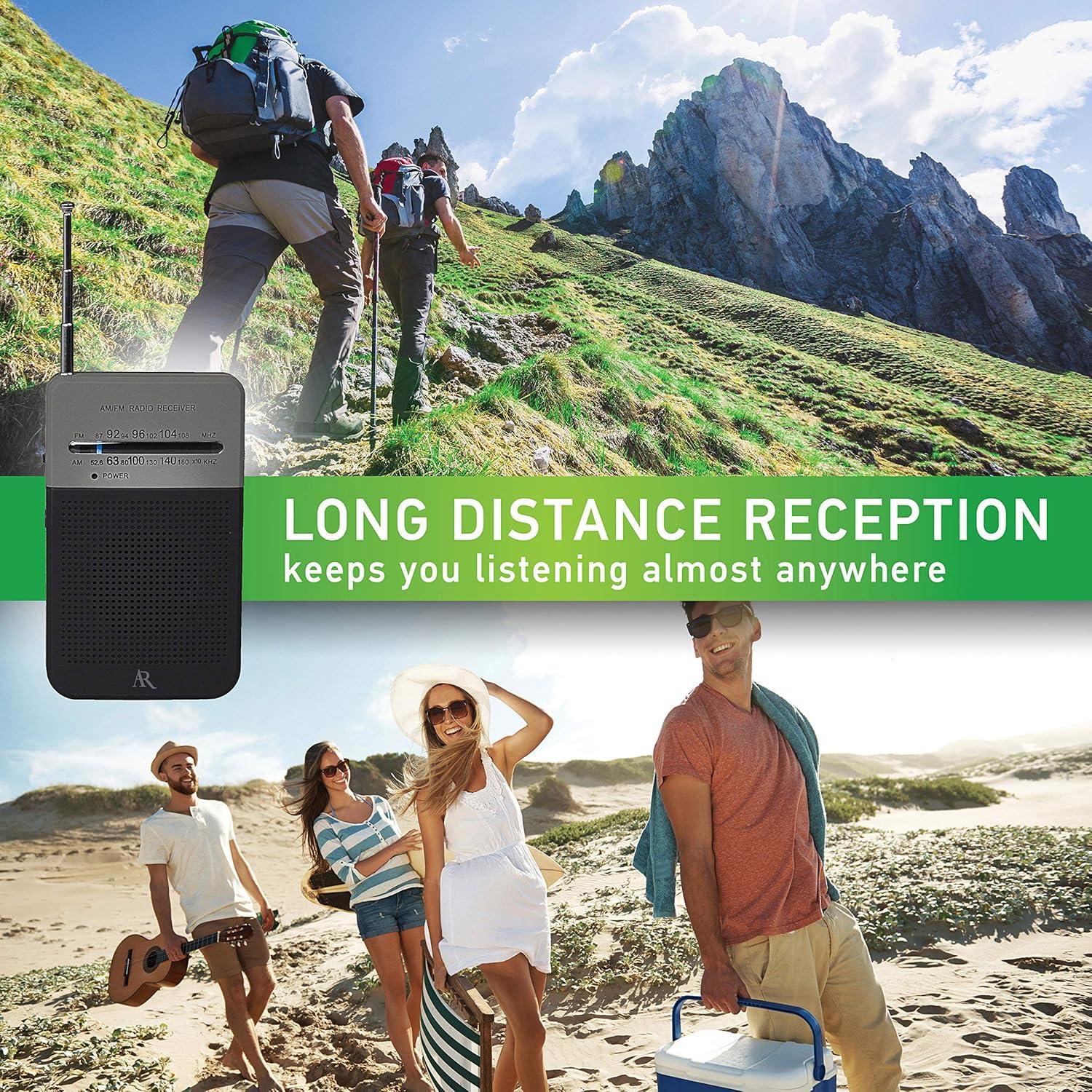 Radio Portátil AM/FM Acoustic Research APR10 - Compacta y Ligera