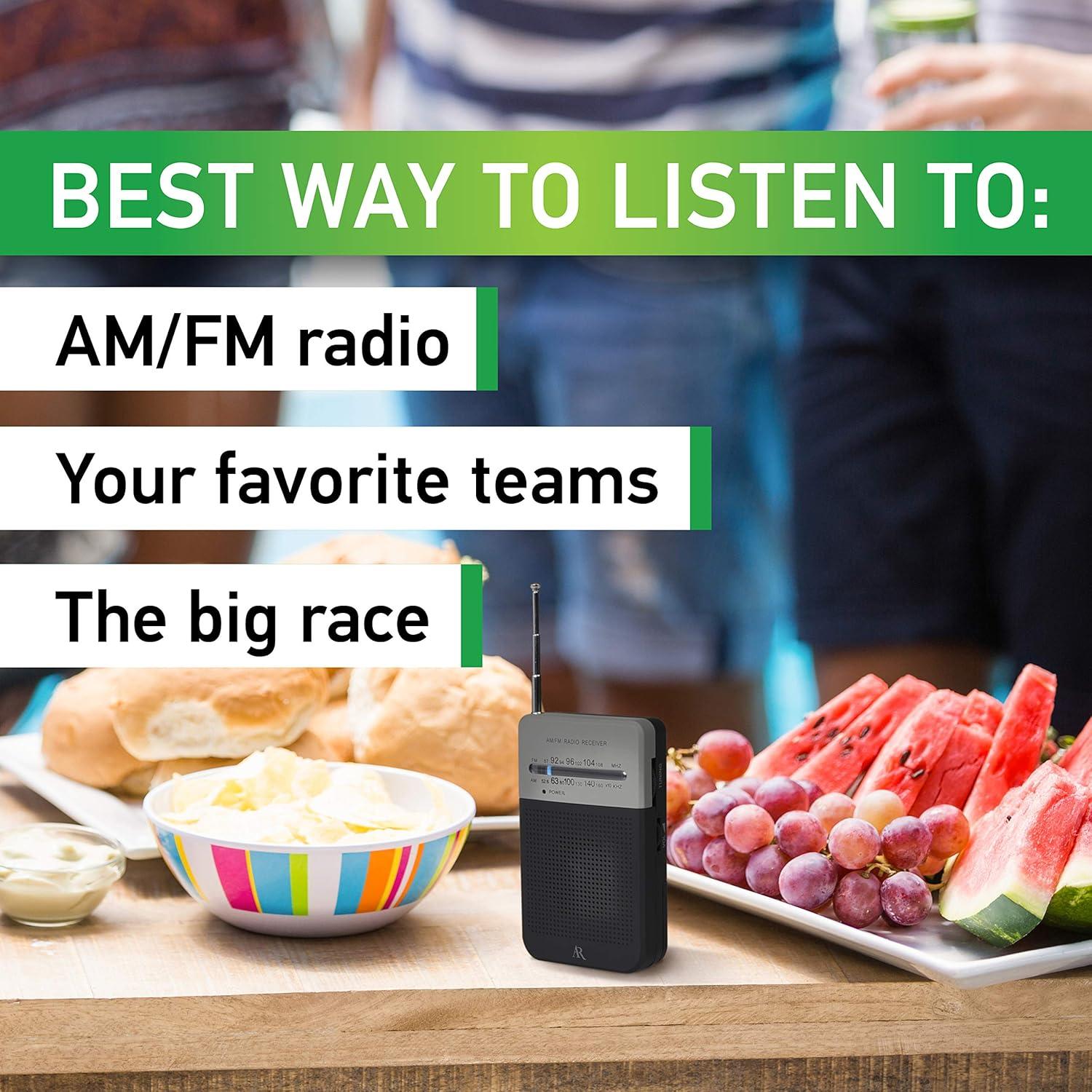 Radio Portátil AM/FM Acoustic Research APR10 - Compacta y Ligera