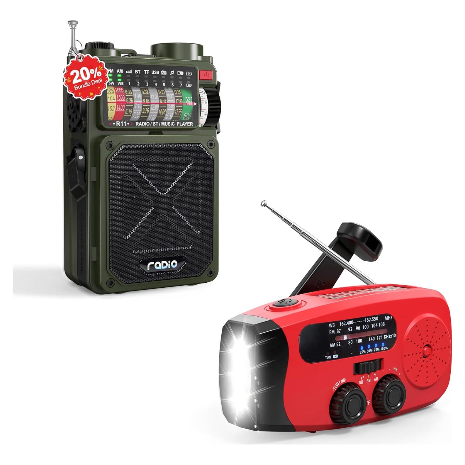 Paquete de Emergencia Emgykit: Radio Solar y Bluetooth 4000mAh
