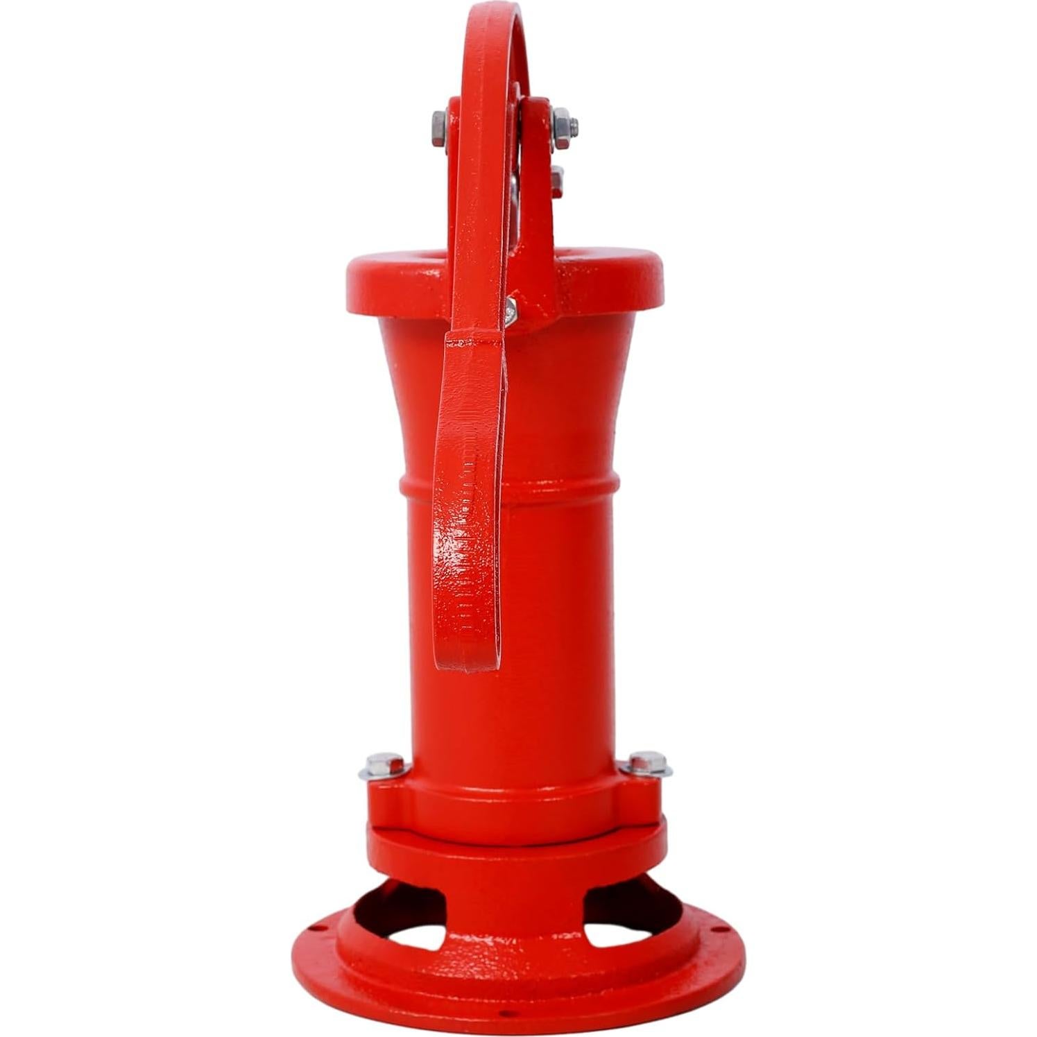 Bomba de Agua de Mano AVGVLIJ Hierro Fundido Rojo 7.62m