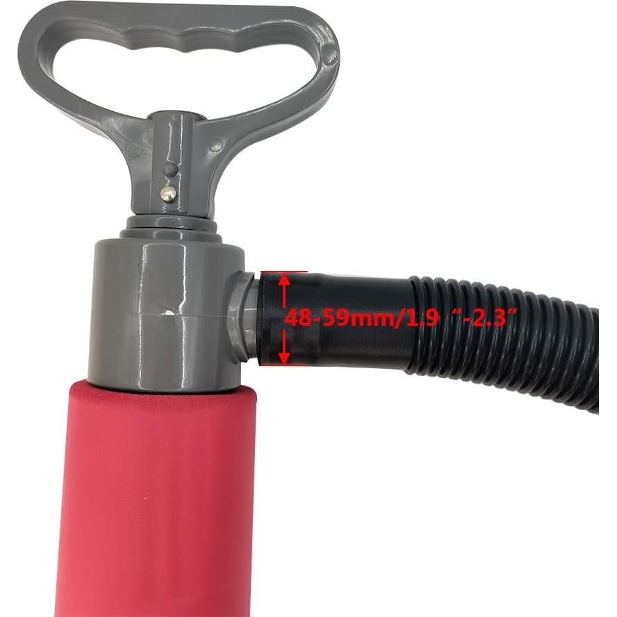 Bomba de Achique Manual ISURE MARINE Roja 39.88 cm para Kayak