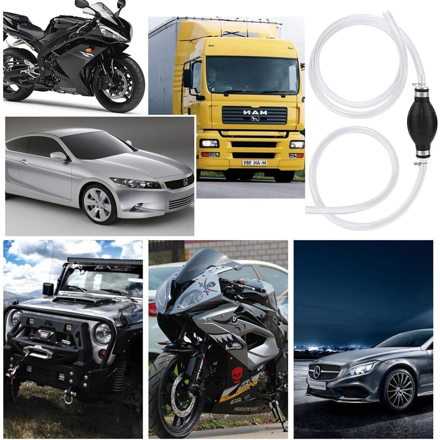 Bomba de Sifón Manual WedFeir para Gasolina y Líquidos 280g