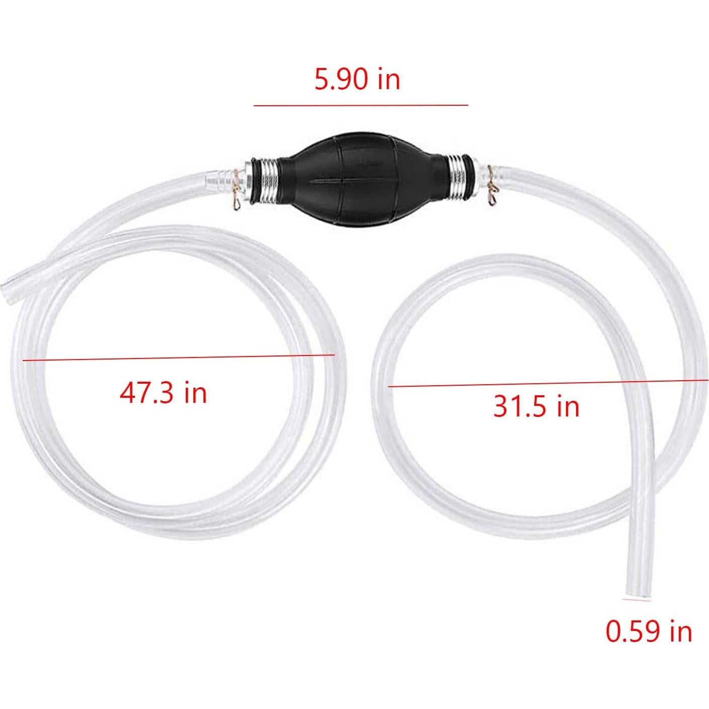 Bomba de Sifón Manual WedFeir para Gasolina y Líquidos 280g